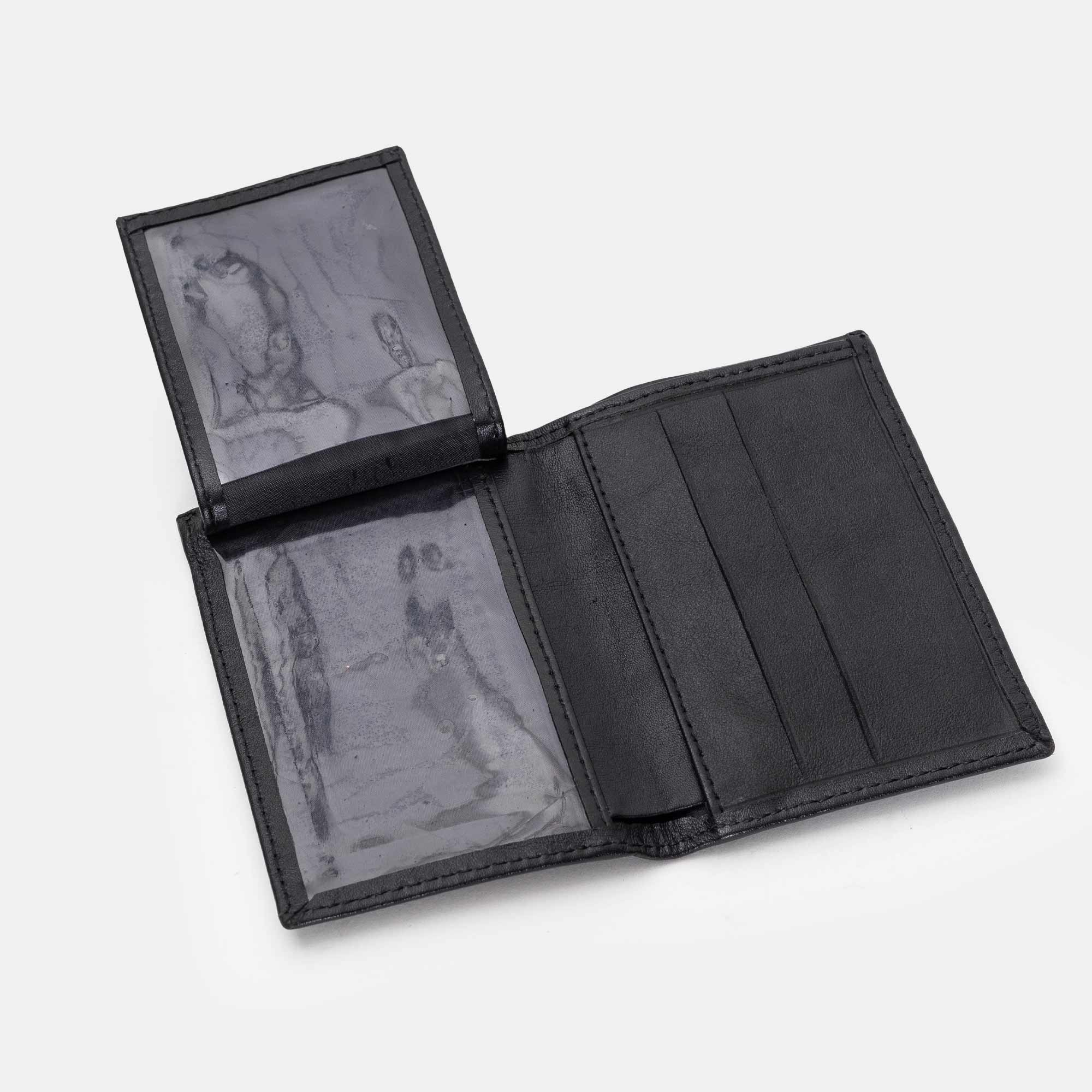 Volzak 082 Portefeuille En Cuir Noir