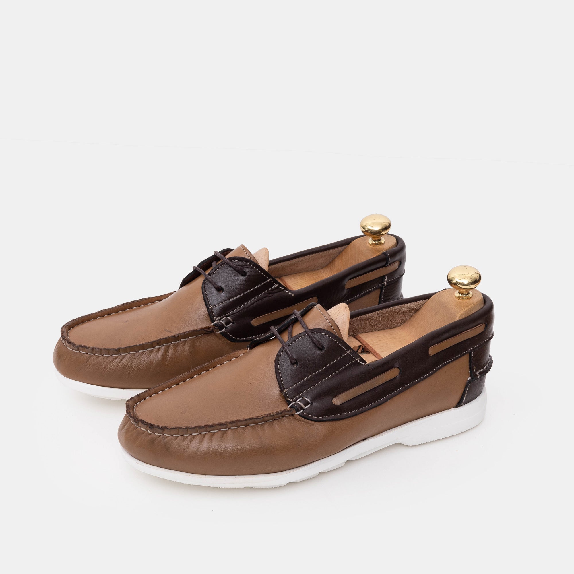 Volzak 102 Beige Leather Moccasin