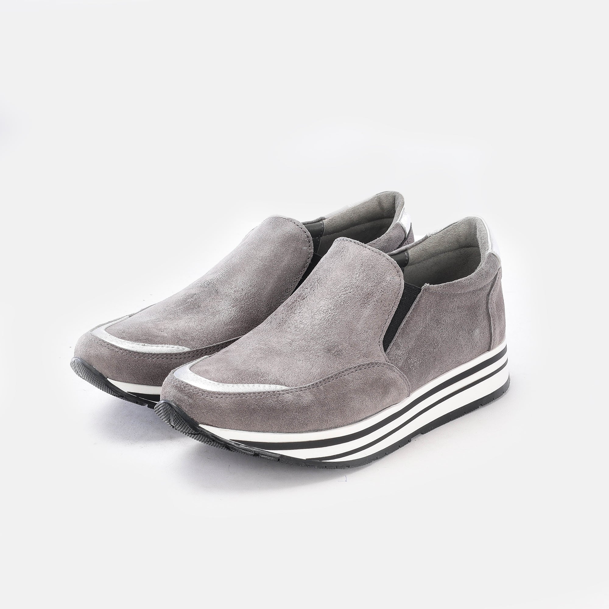 Volzak 66 Basket en daim Gris