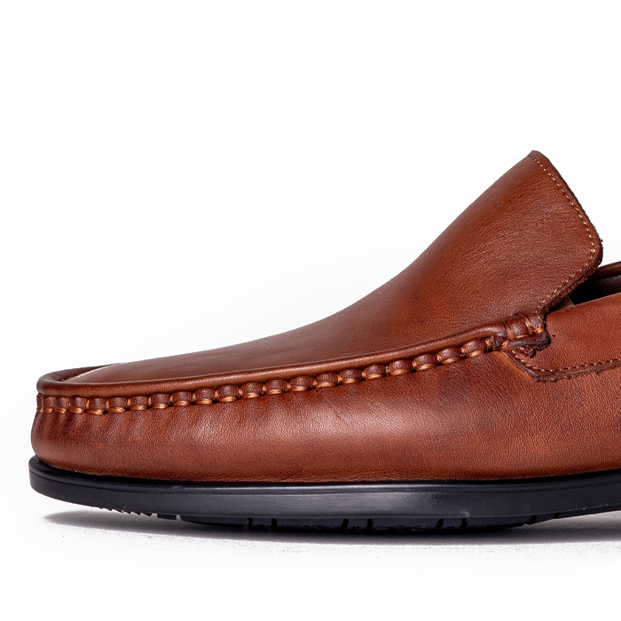 Volzak 111 Mocassin en cuir Camel