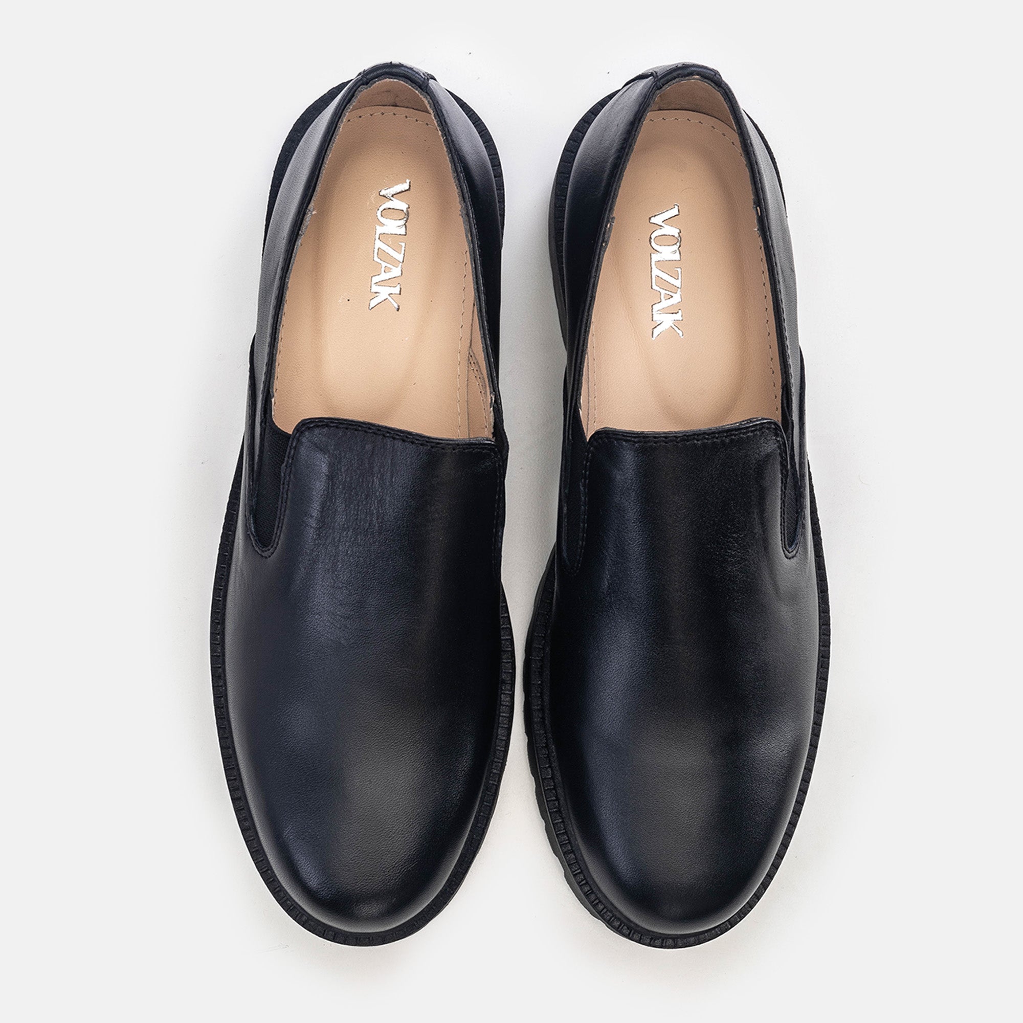 Volzak 118 Black Leather Shoe