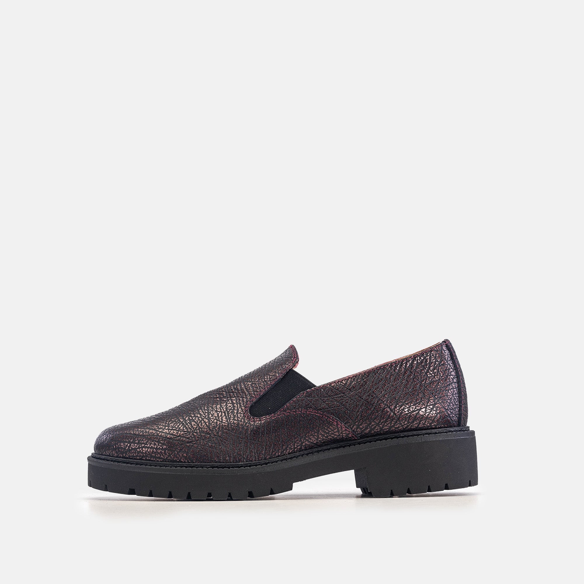 Volzak 118 Leather Shoe Black Bronze