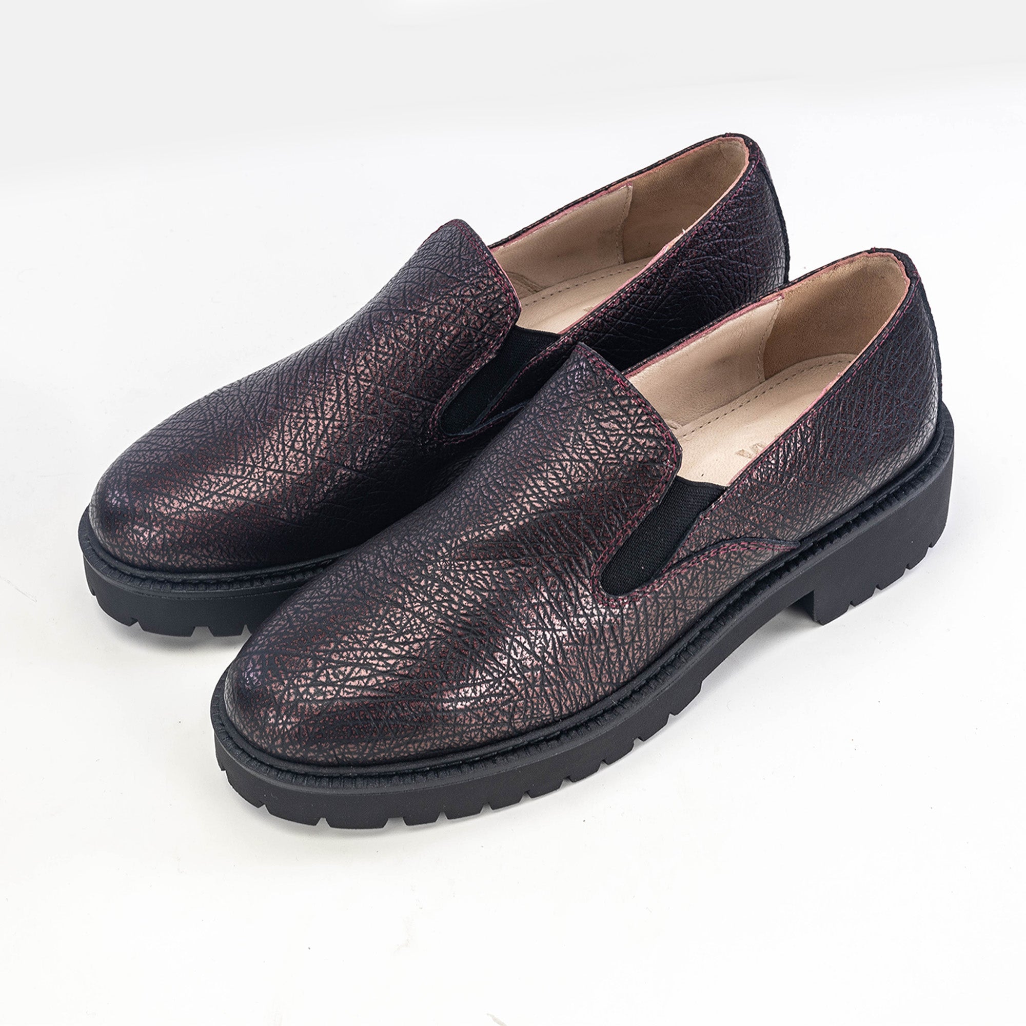 Volzak 118 Leather Shoe Black Bronze