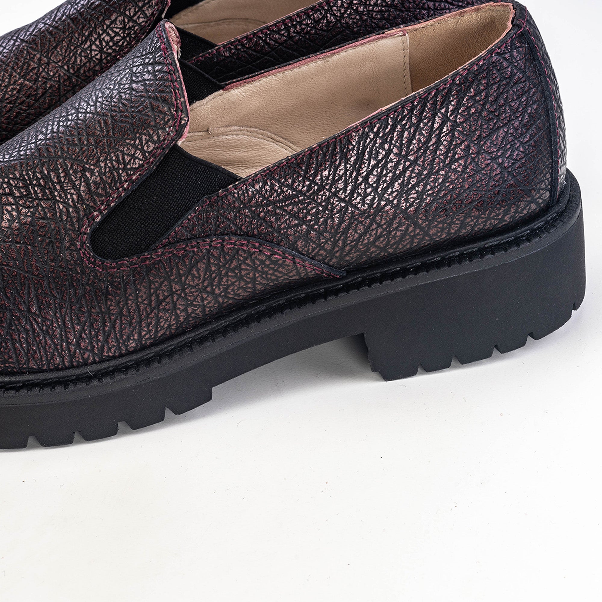 Volzak 118 Leather Shoe Black Bronze