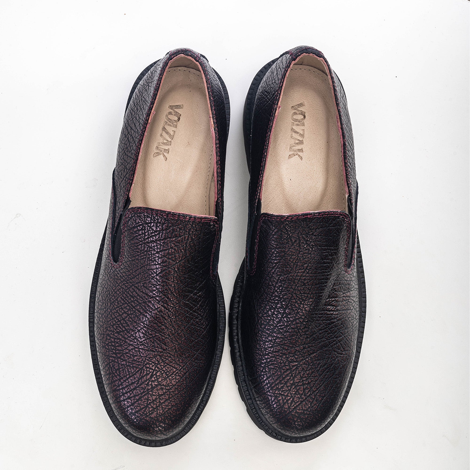 Volzak 118 Leather Shoe Black Bronze
