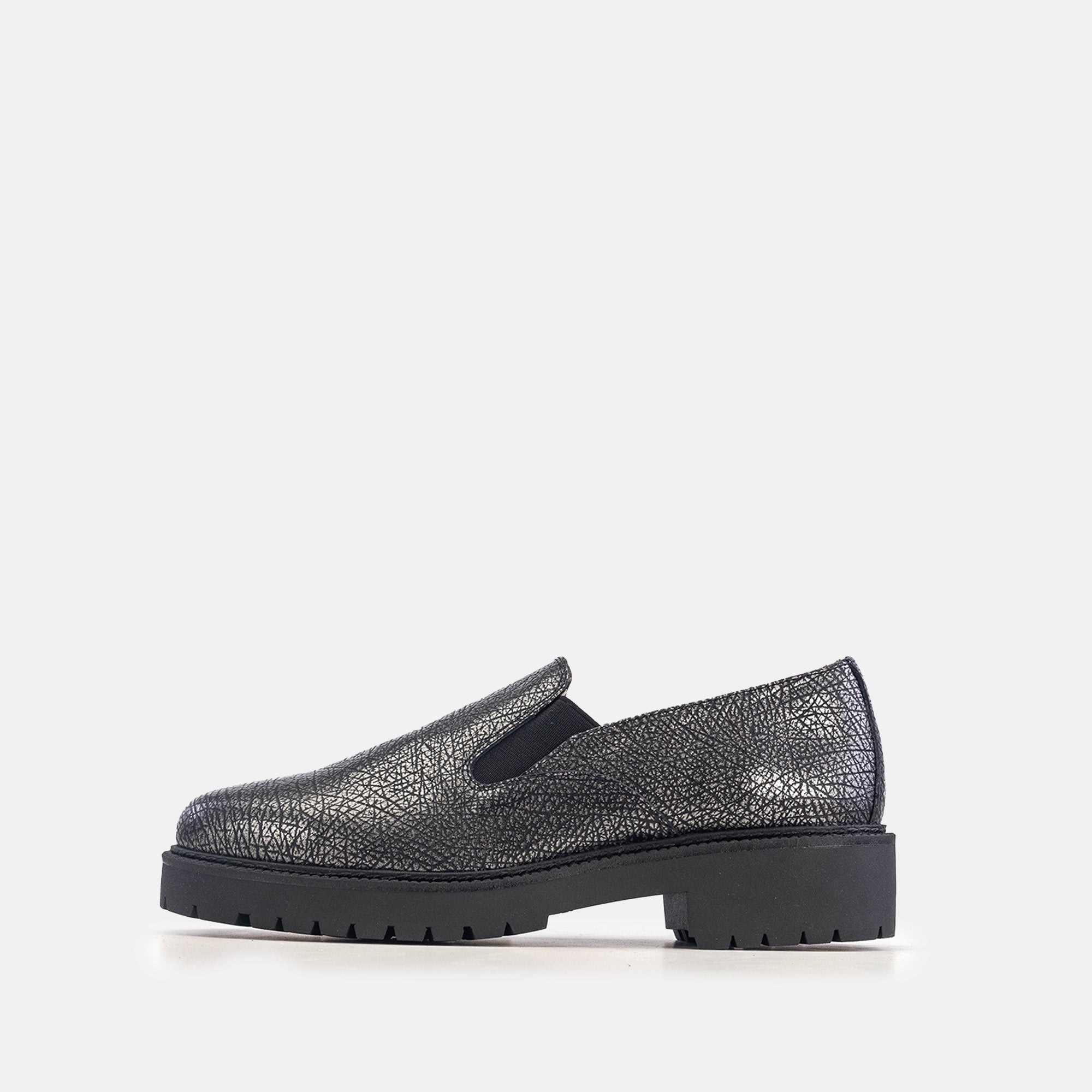Volzak 118 Black Nickel Leather Shoe