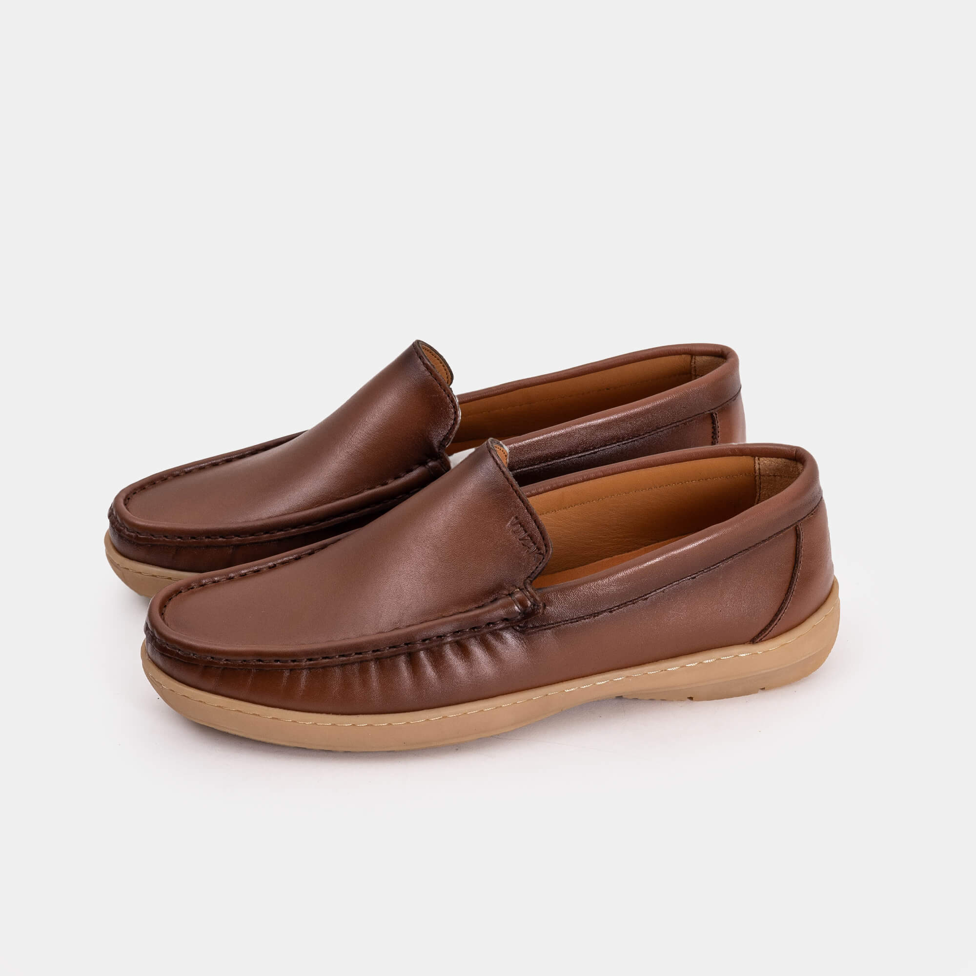 Volzak 03 Mocassin en cuir Camel