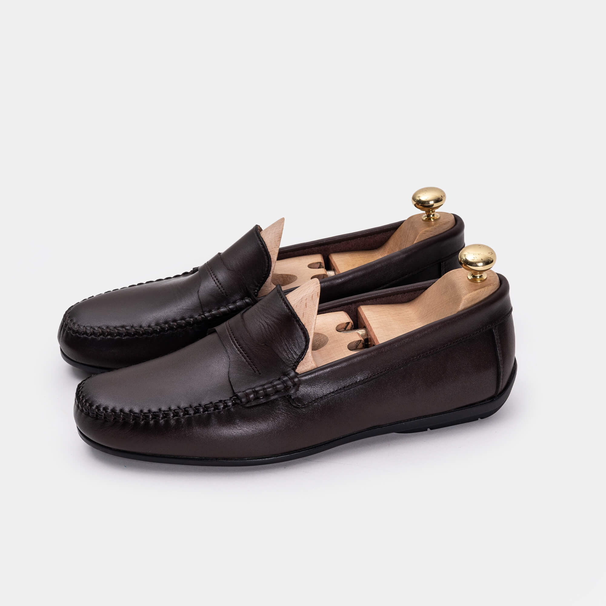 Volzak 5139 Brown Leather Moccasin