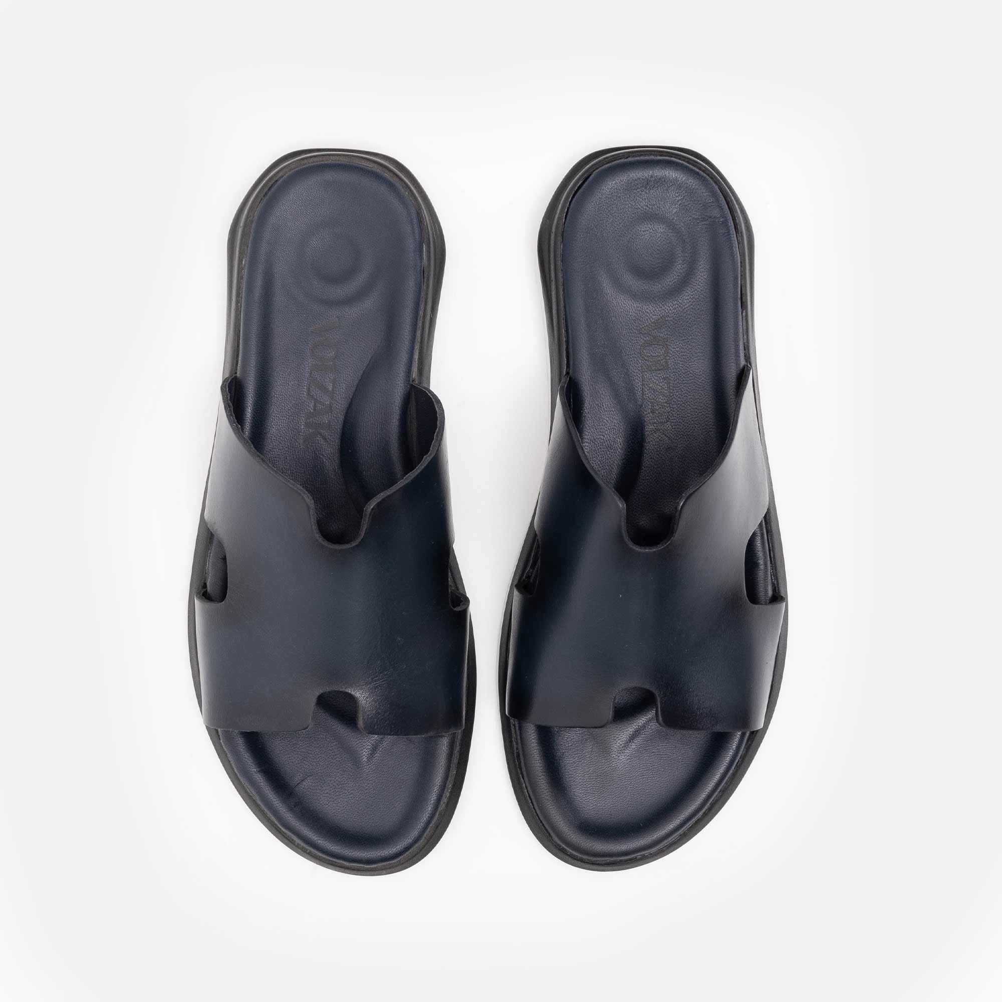 Volzak 5130 Leather Sandal Blue