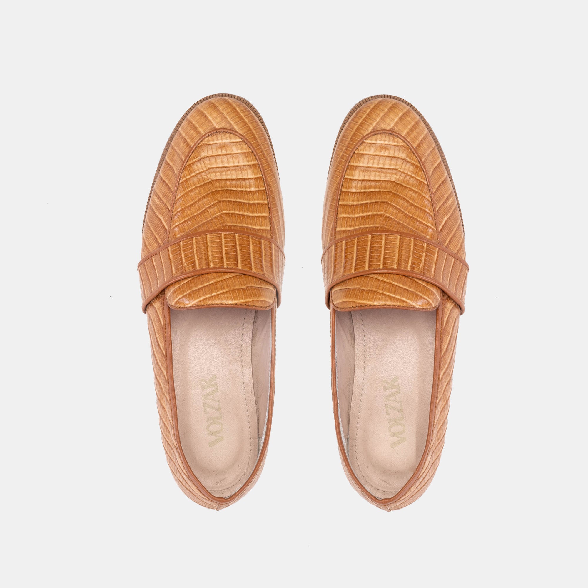 Volzak 2037 Chaussure en cuir Camel