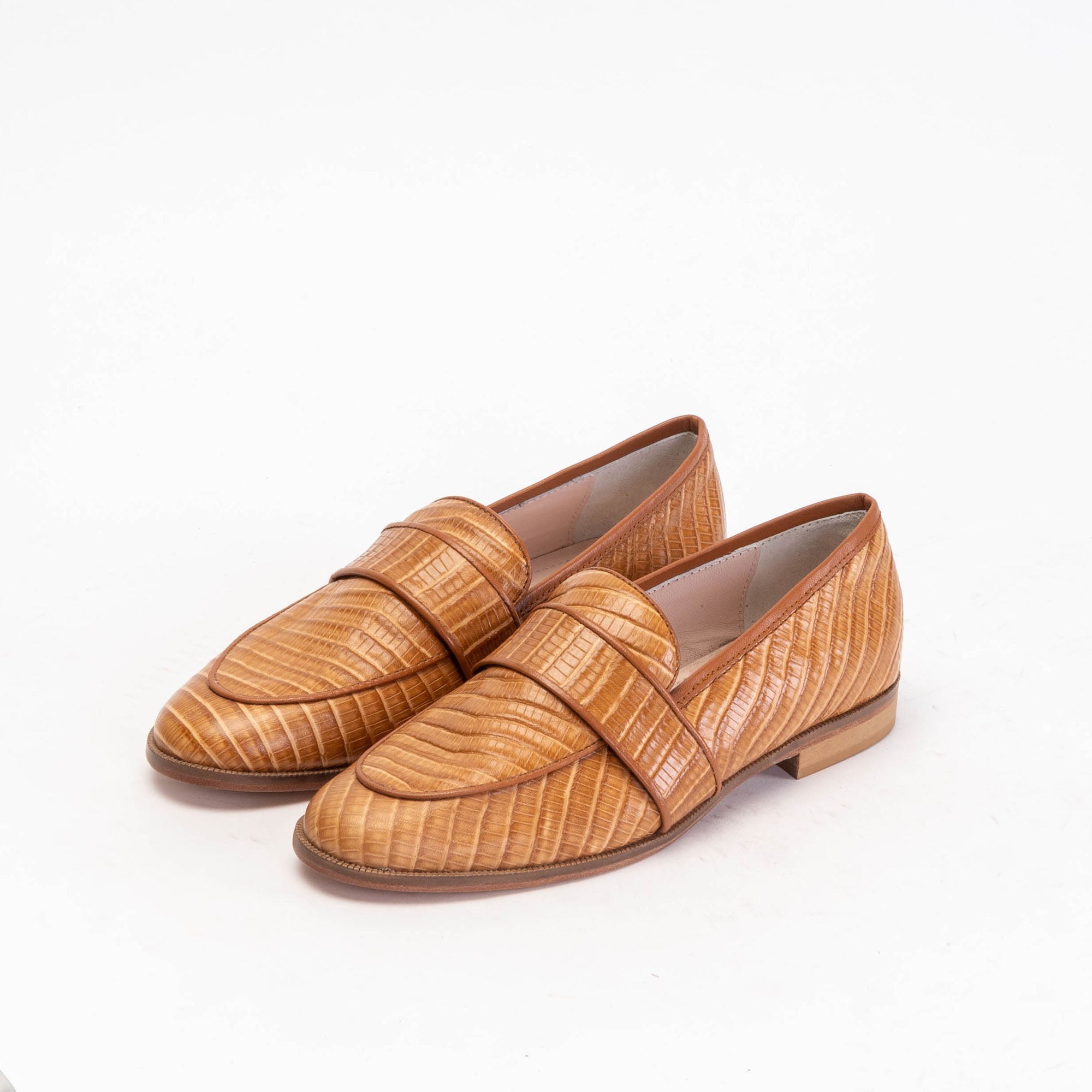 Volzak 2037 Chaussure en cuir Camel