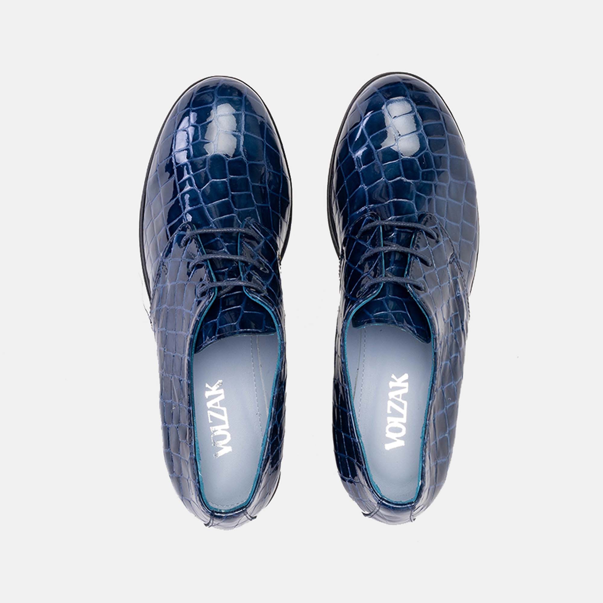 Volzak 2090 leather shoe Blue