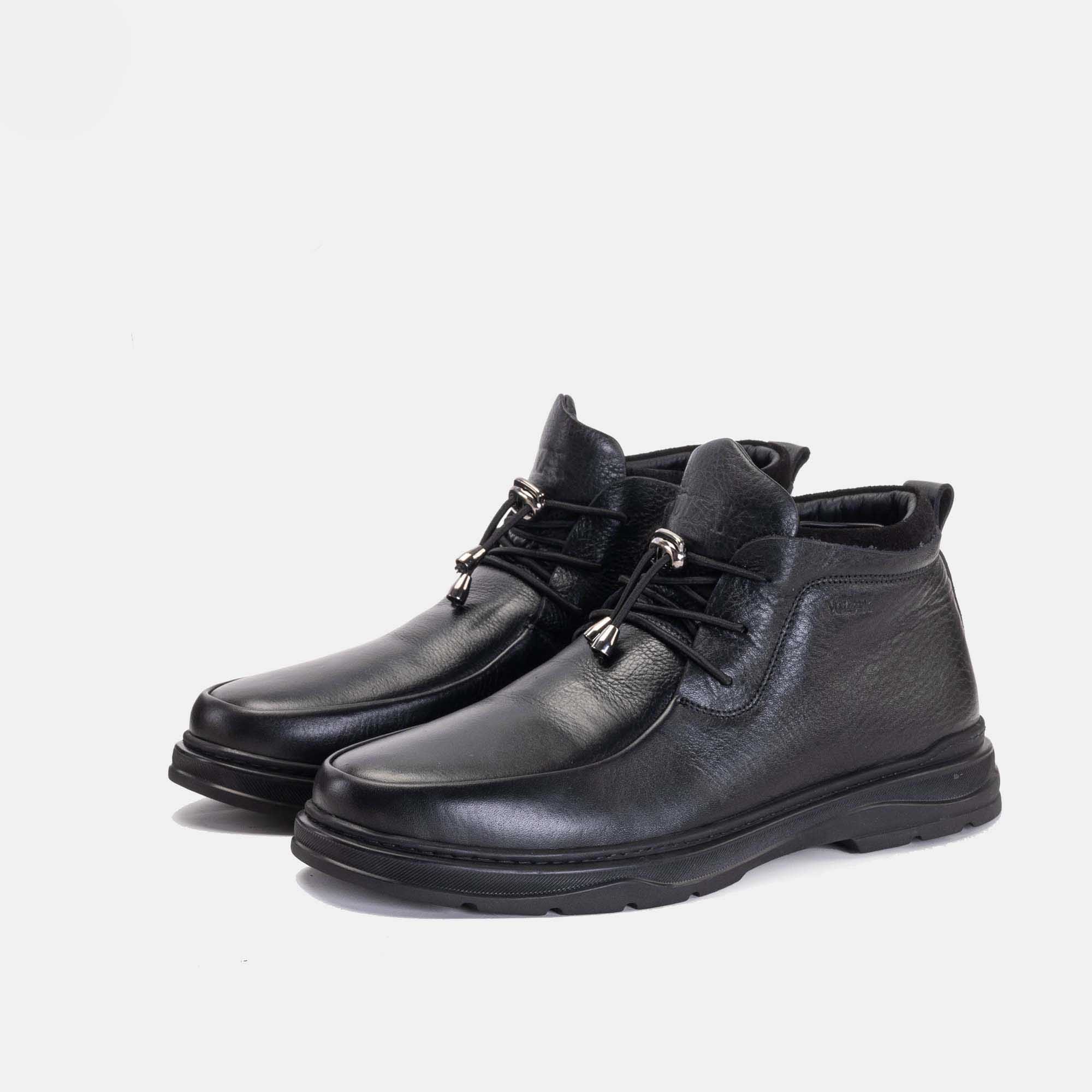 '''3069 Bottine en cuir Noir