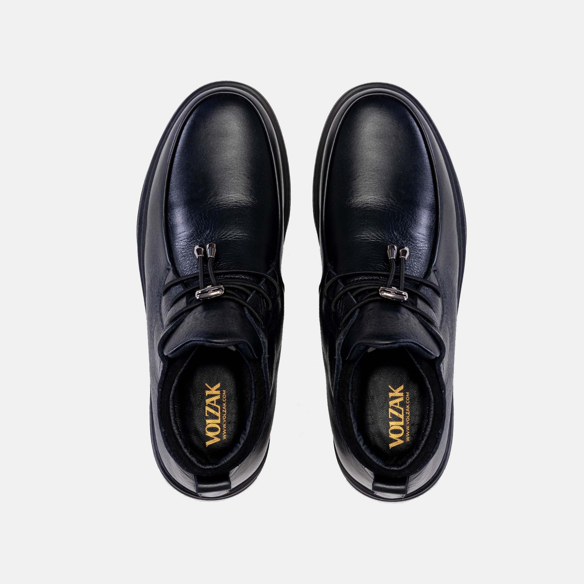 '''3069 Bottine en cuir Noir