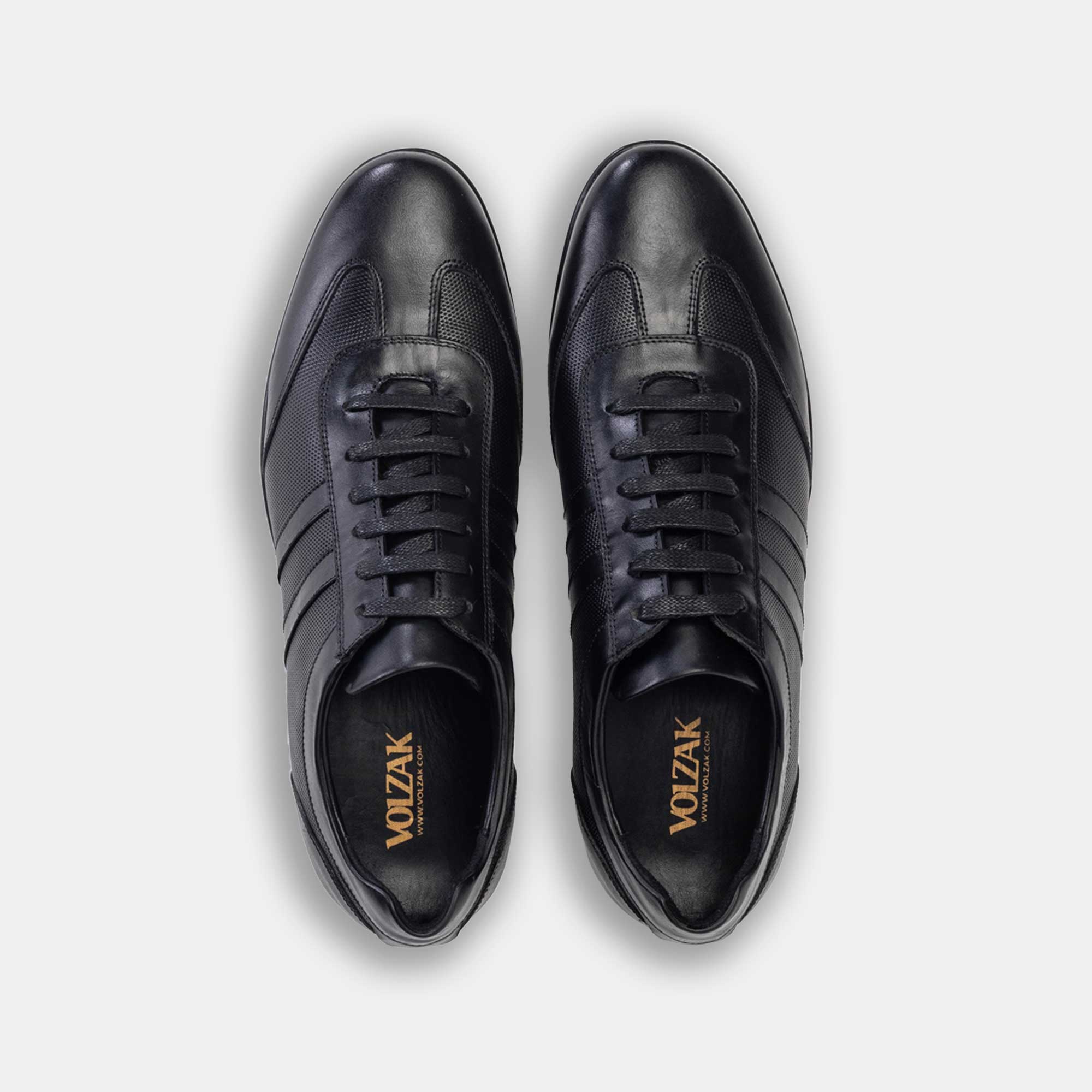 Volzak 6042 Chaussure en cuir Noir