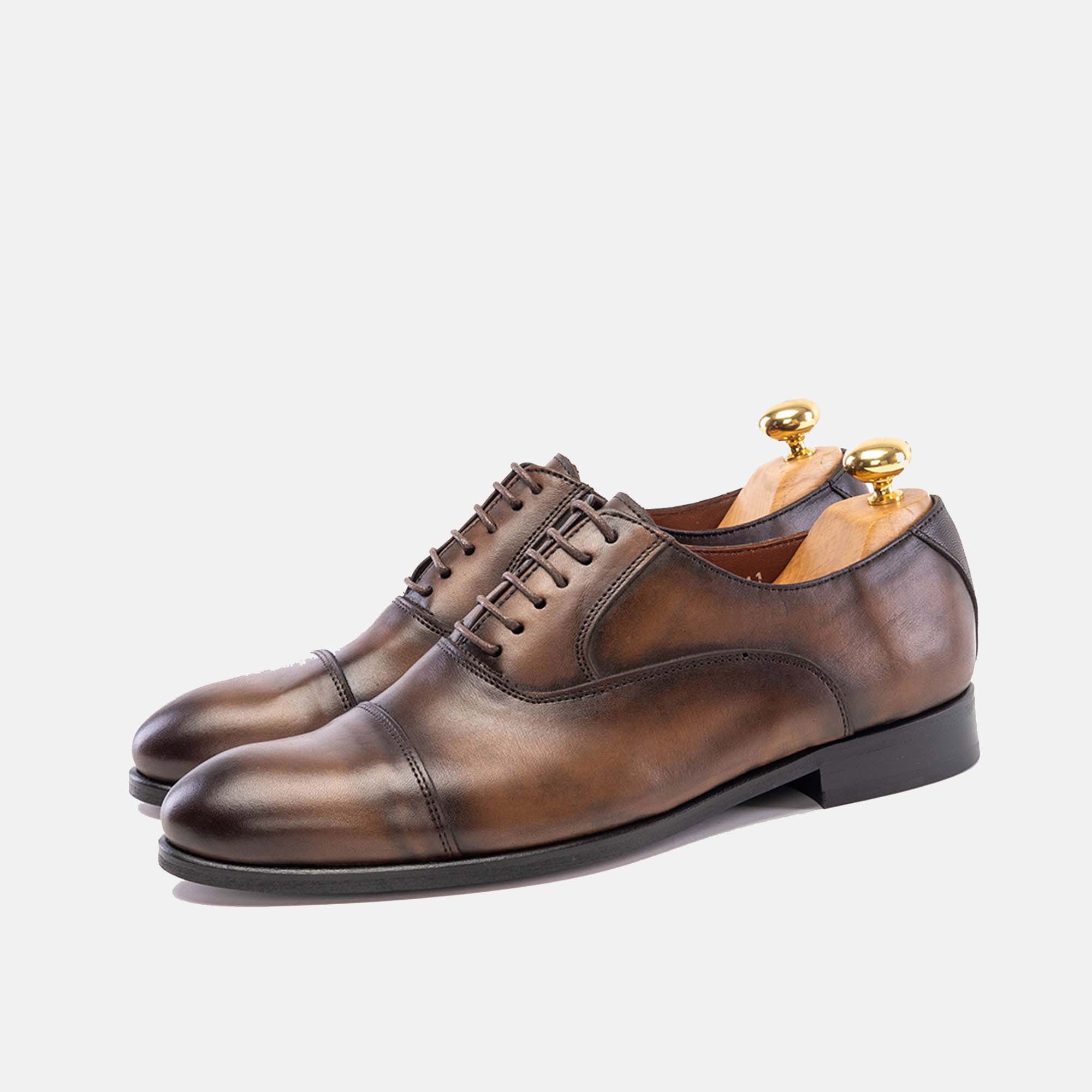 Volzak 5105 Chaussure cuir Marron Vintage