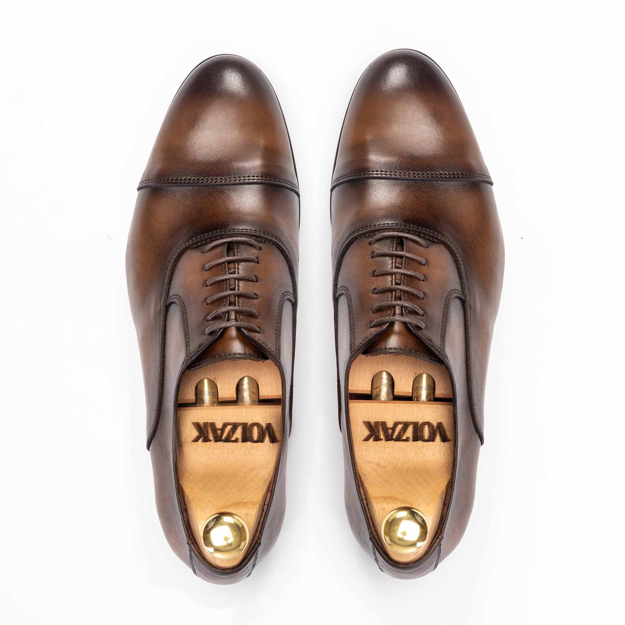 Volzak 5105 Chaussure cuir Marron Vintage
