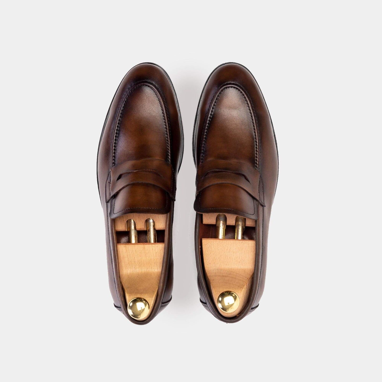 Volzak 5106 Chaussure cuir Marron Vintage