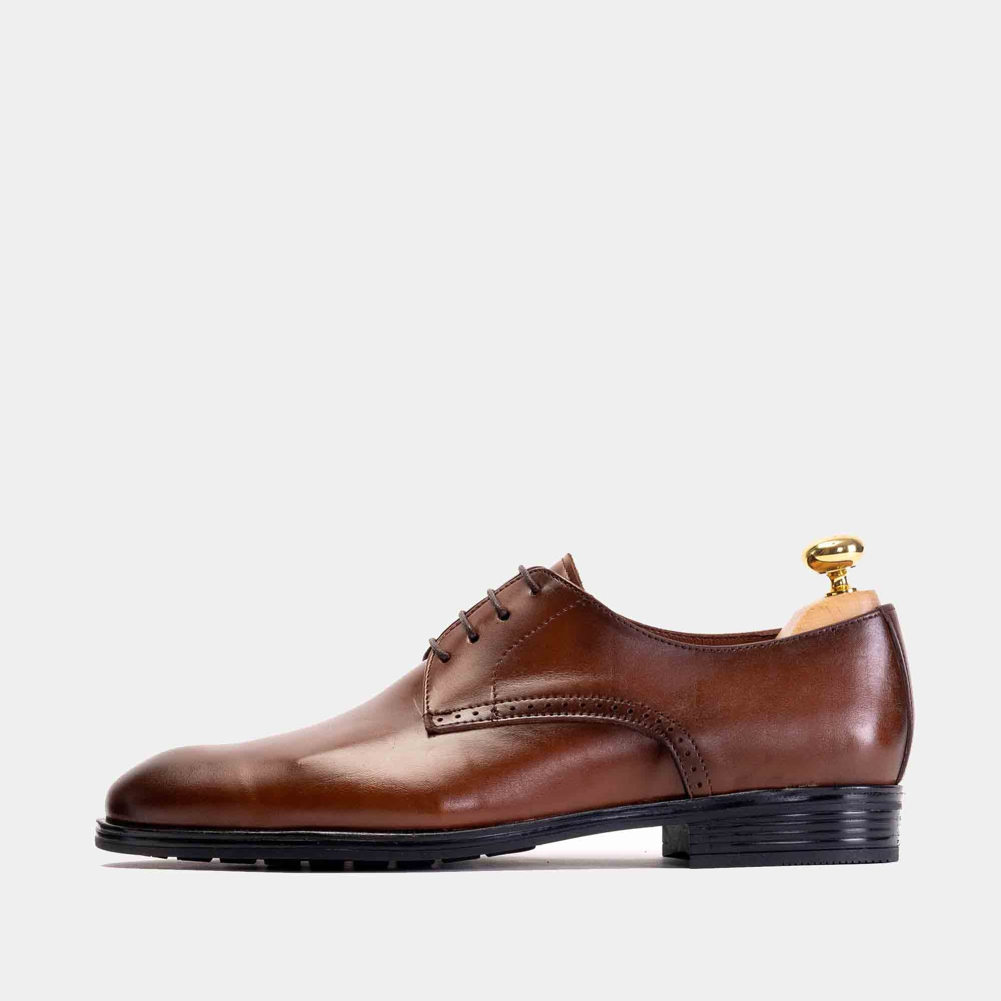 Volzak 5121 Camel Leather Shoe