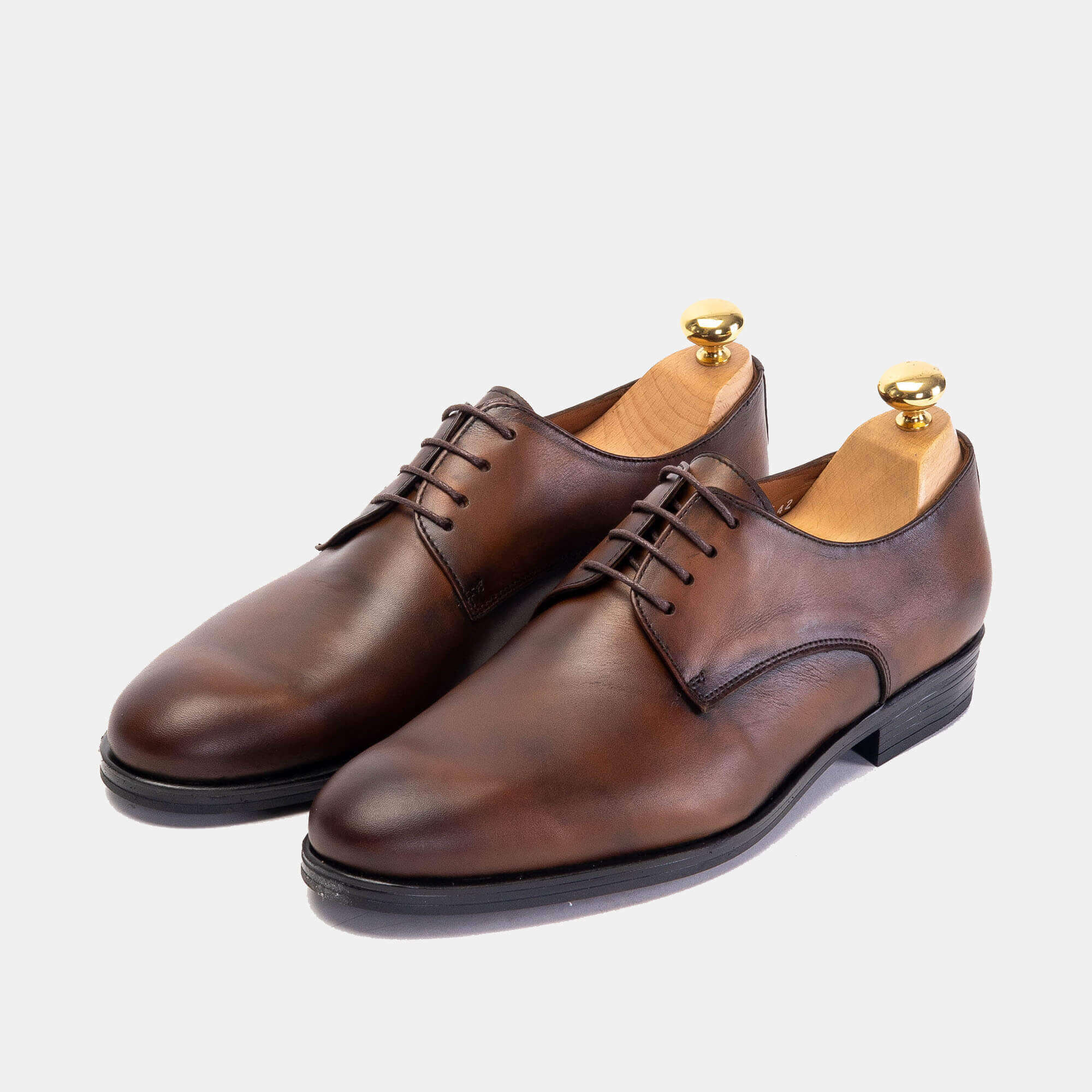 Volzak 5122 Chaussure cuir Marron vintage