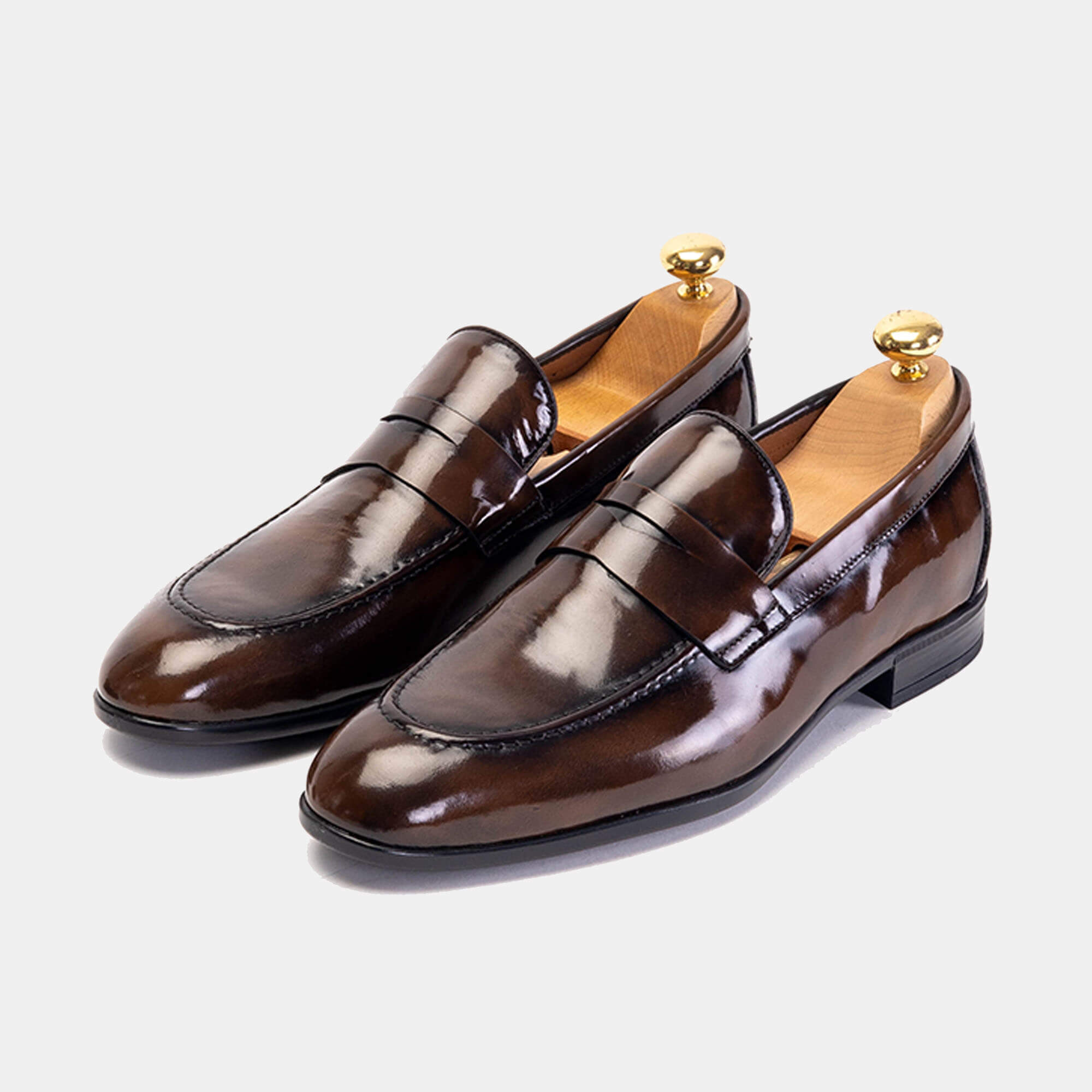 Volzak 5123 Chaussure cuir Démasquable Marron vintage