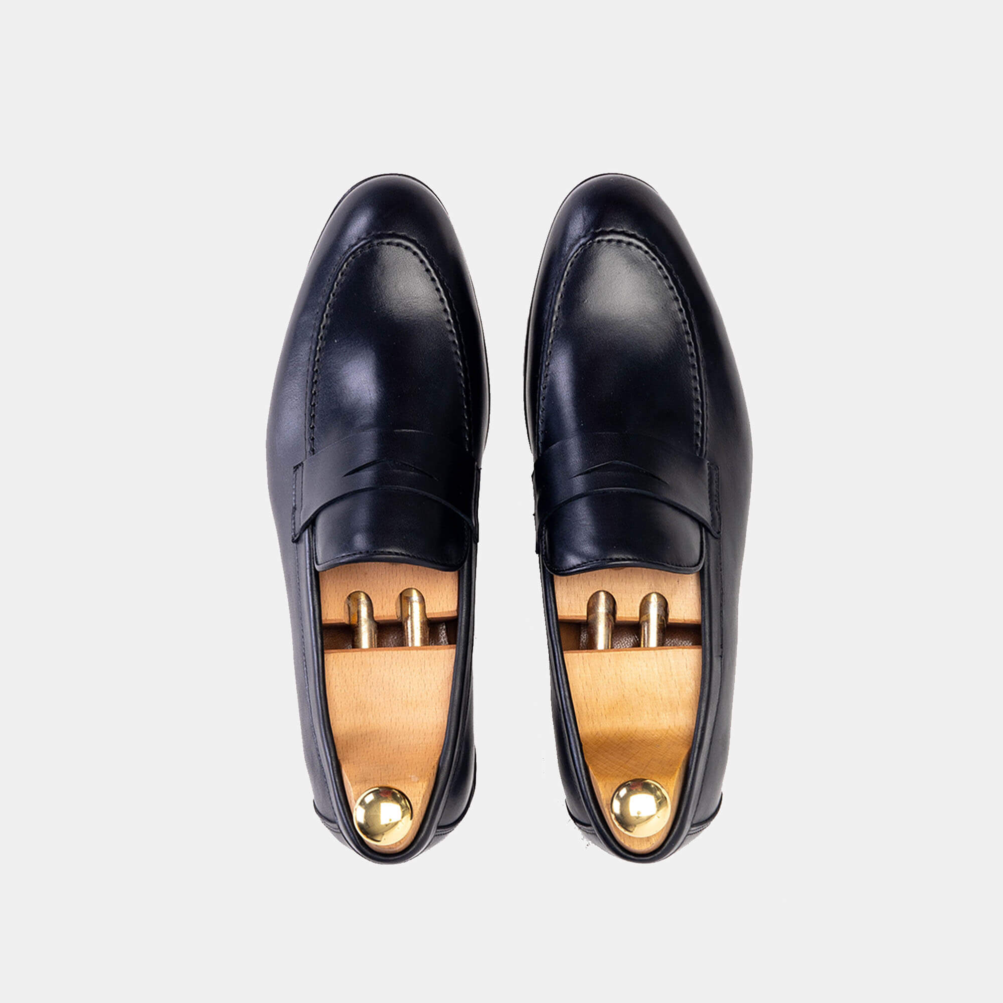 Volzak 5123 Black Leather Shoe