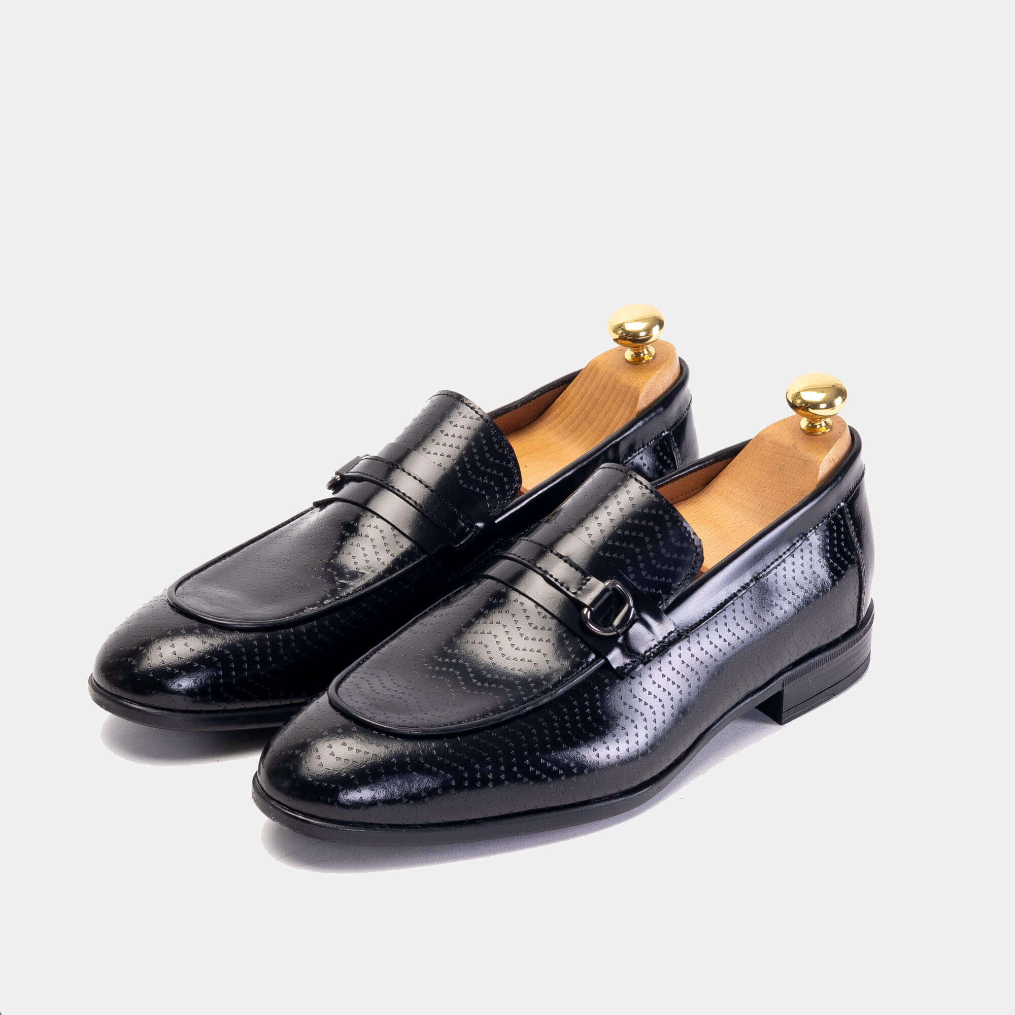 Volzak 5124 Chaussure cuir Démasquable Noir