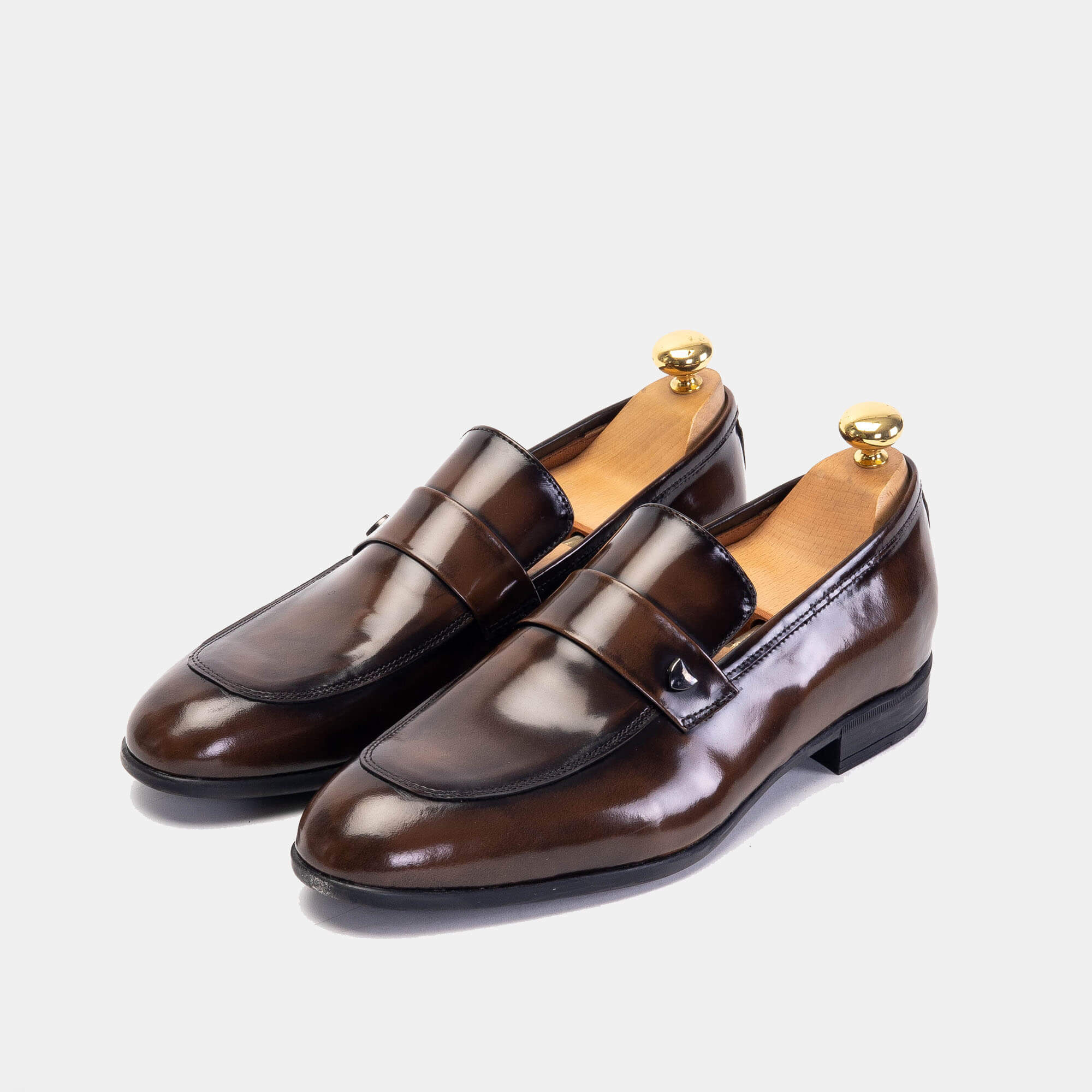 Volzak 5126 Chaussure cuir Démasquable Marron vintage