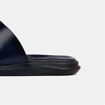 Volzak 5130 Leather Sandal Blue