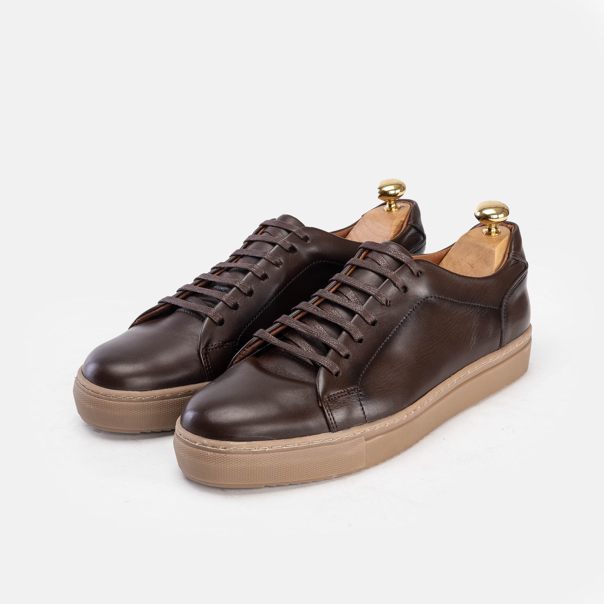 Volzak 5150 Basket en cuir Marron