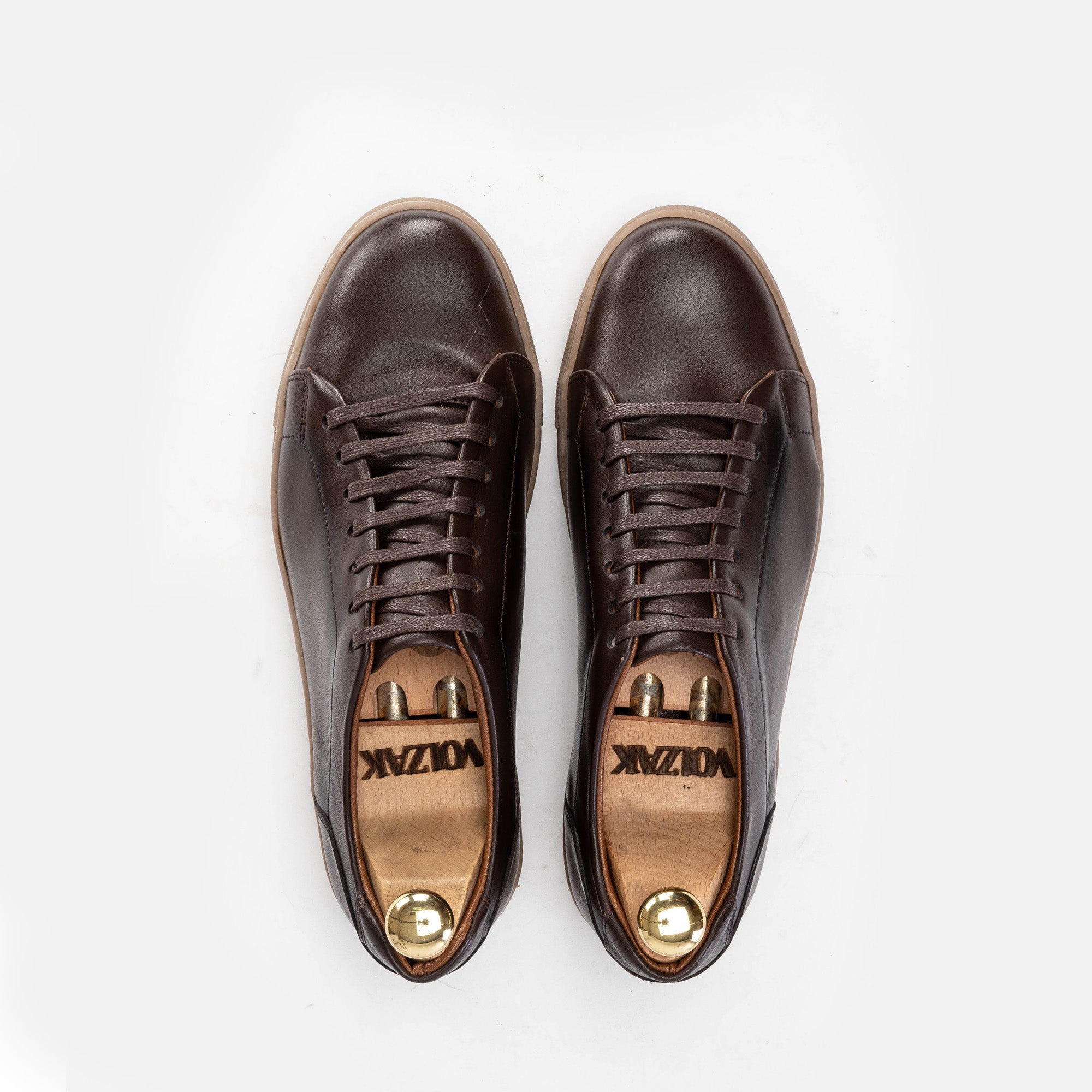 Volzak 5150 Basket en cuir Marron