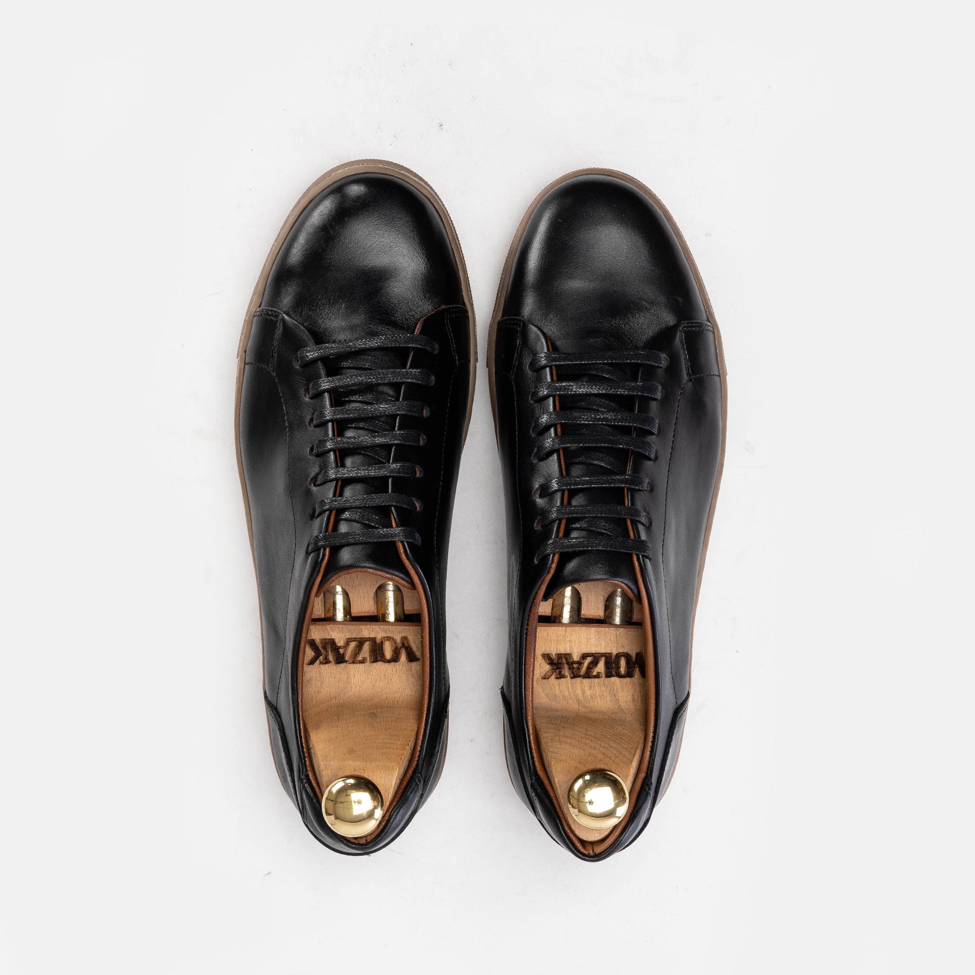 Volzak 5150 Basket en cuir Noir