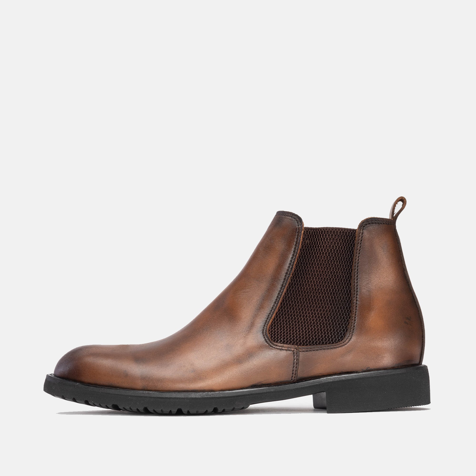 Volzak 5151 Bottine en cuir Marron Vintage