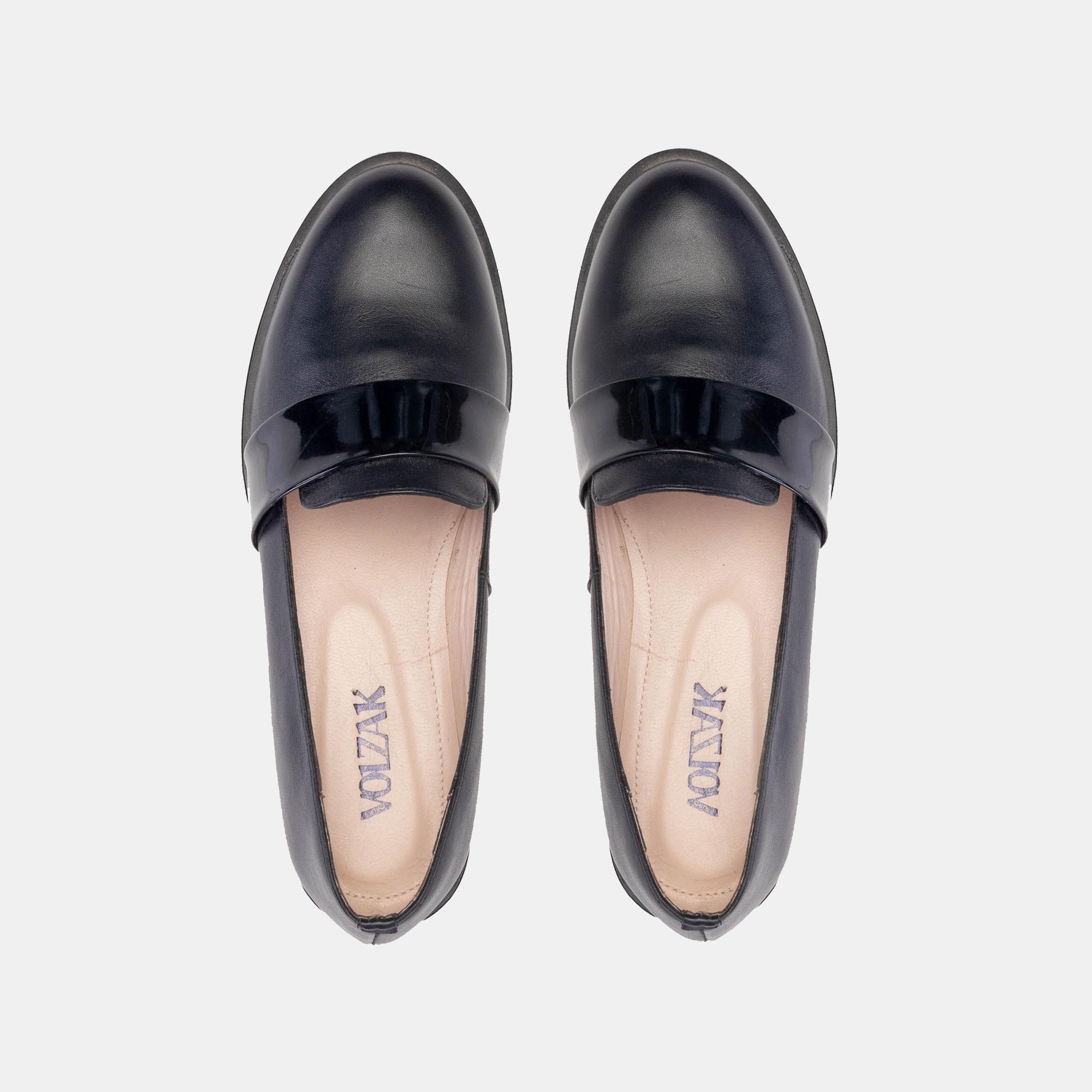 Volzak 567 Chaussure en cuir noir