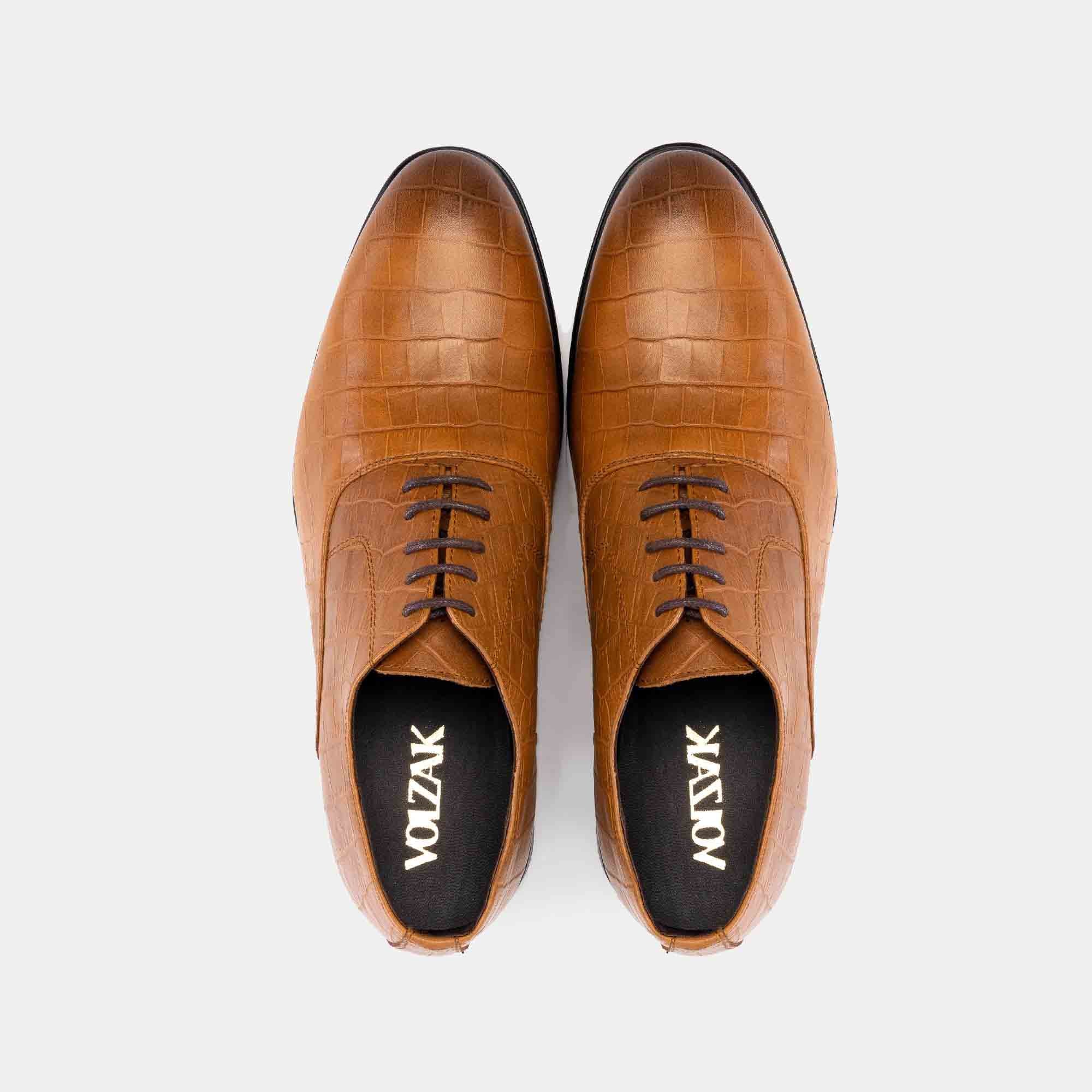 Volzak 675 Chaussure en cuir Camel