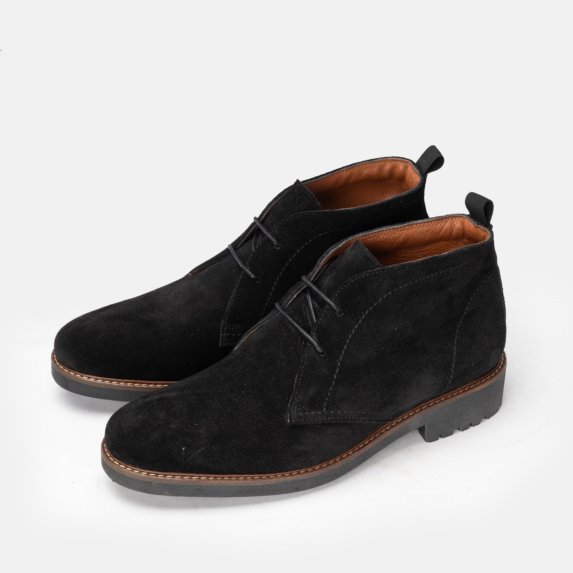 Volzak 684 Bottine en daim Noir