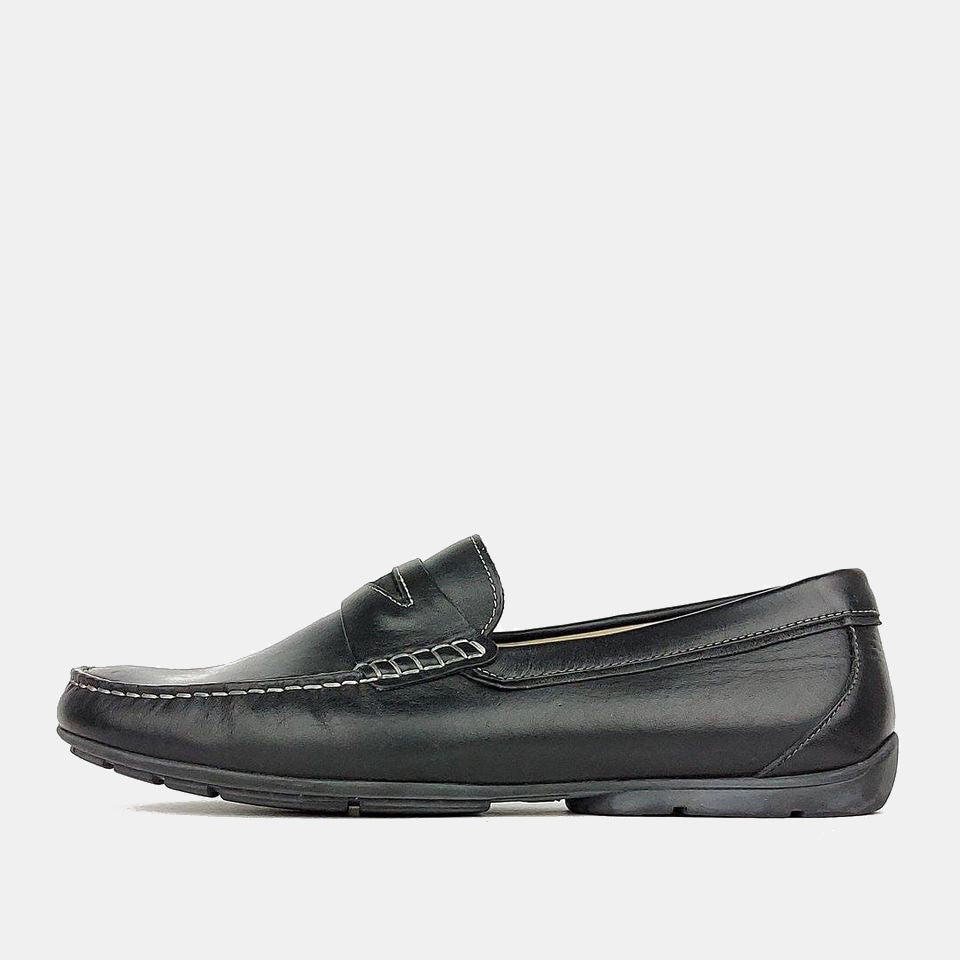 Volzak 7678 Mocassin en cuir noir