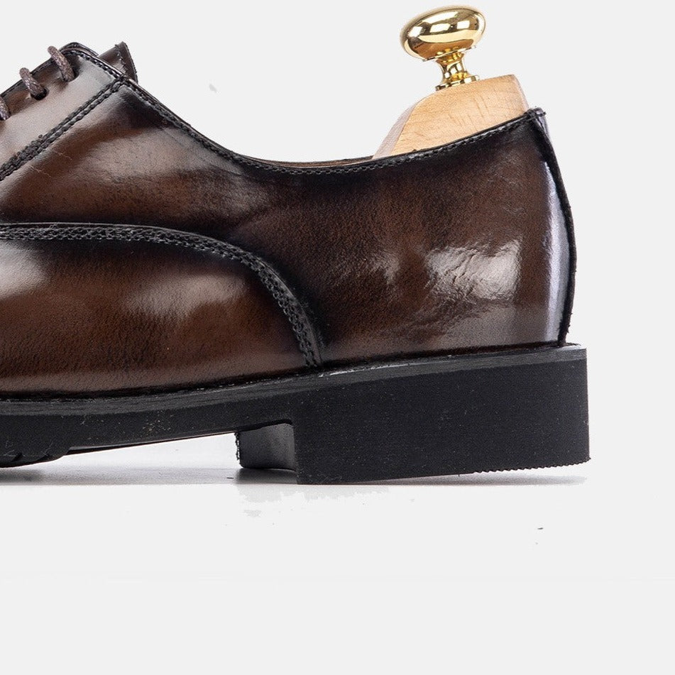 Volzak 5167 chaussure en cuir Démasquable marron