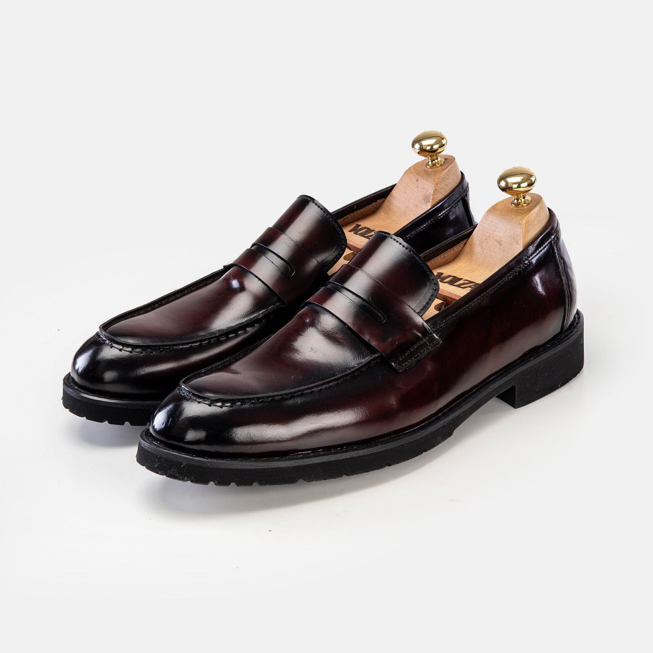 Volzak 5164 Burgundy Demaskable Leather Shoe