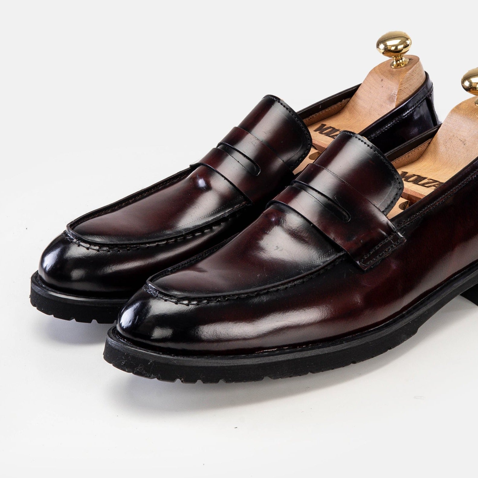 Volzak 5164 Burgundy Demaskable Leather Shoe