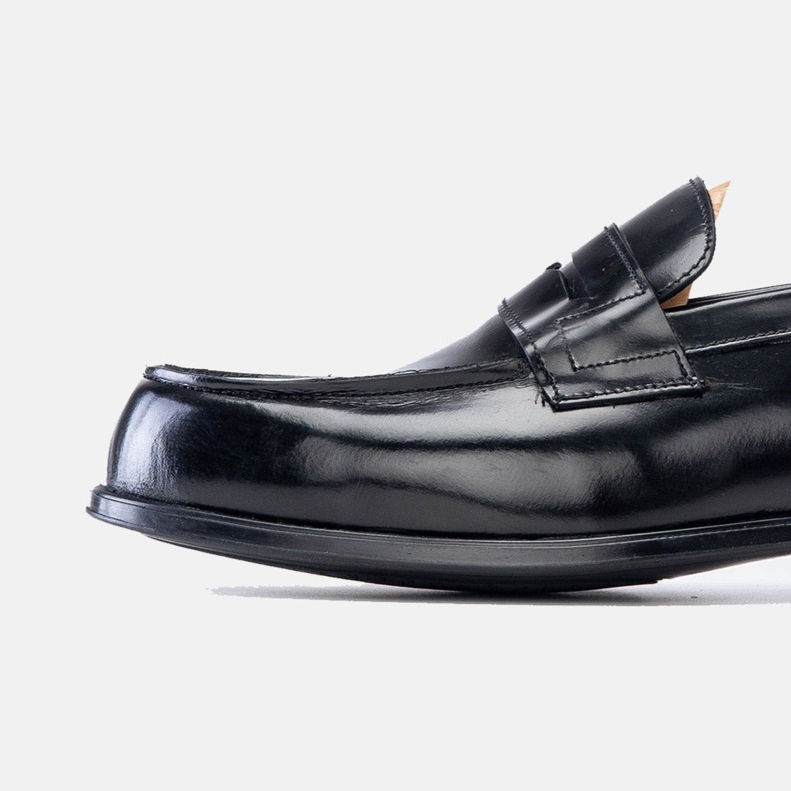 Volzak 5157 mocassin en cuir démasquable noir