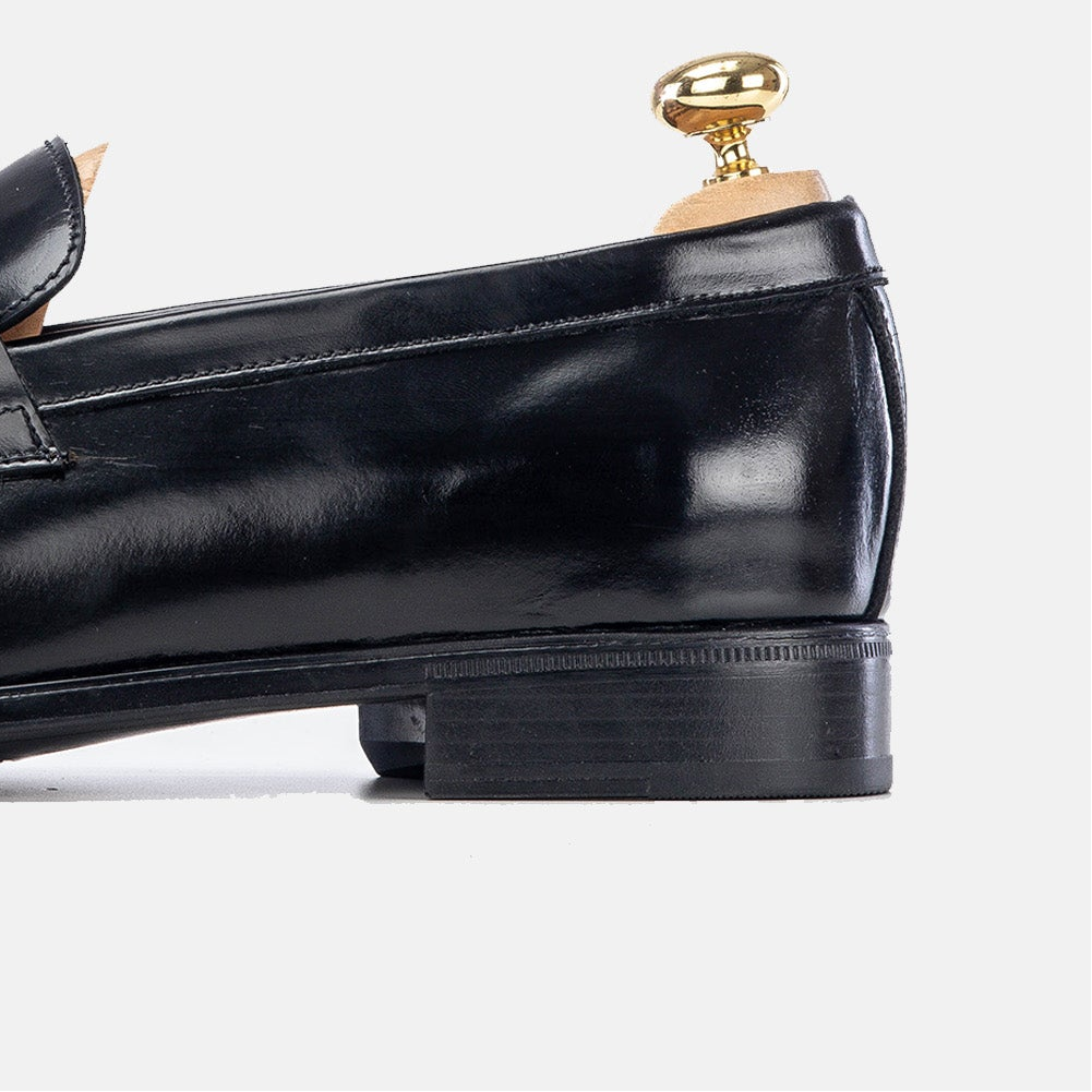 Volzak 5157 mocassin en cuir démasquable noir