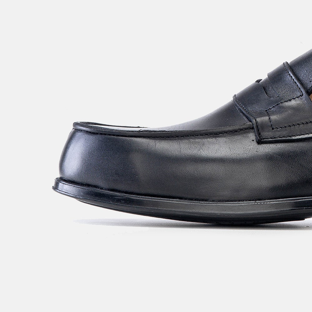 Volzak 5157 Black Leather Moccasin