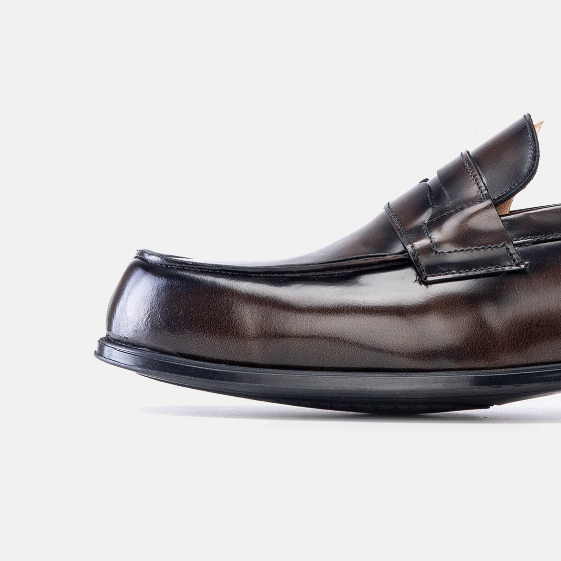 Volzak 5157 mocassin en cuir démasquable marron