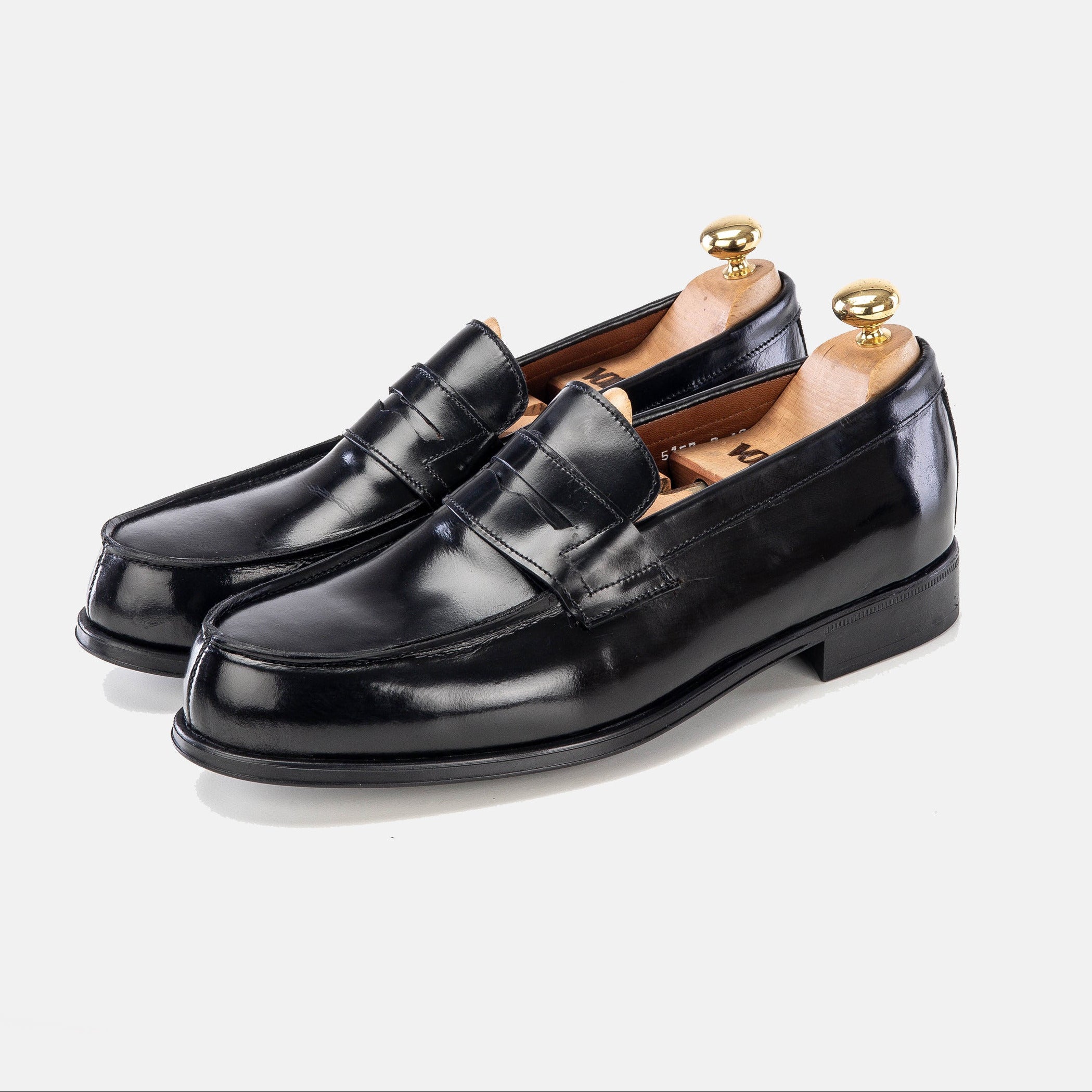 Volzak 5157 mocassin en cuir démasquable noir