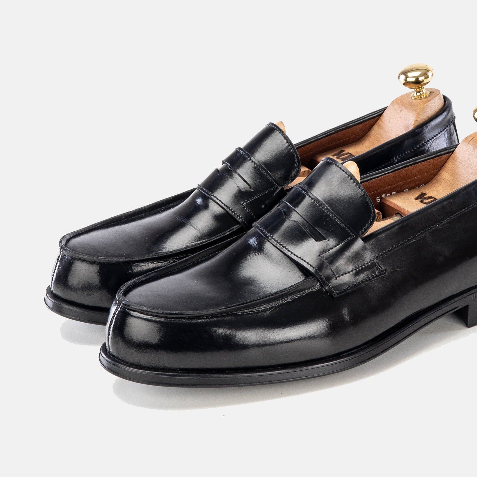 Volzak 5157 mocassin en cuir démasquable noir