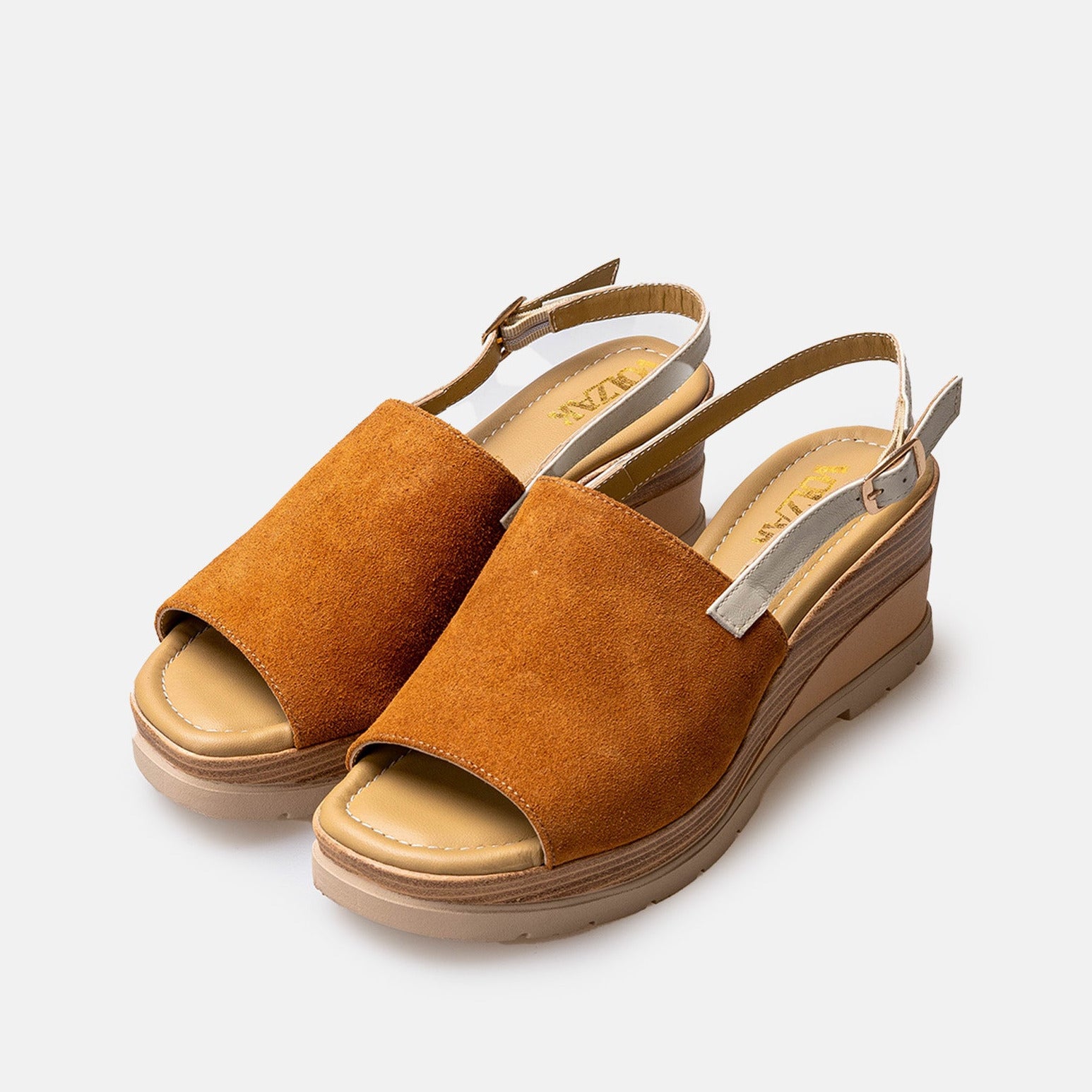 Volzak 5010 Camel Suede Sandal