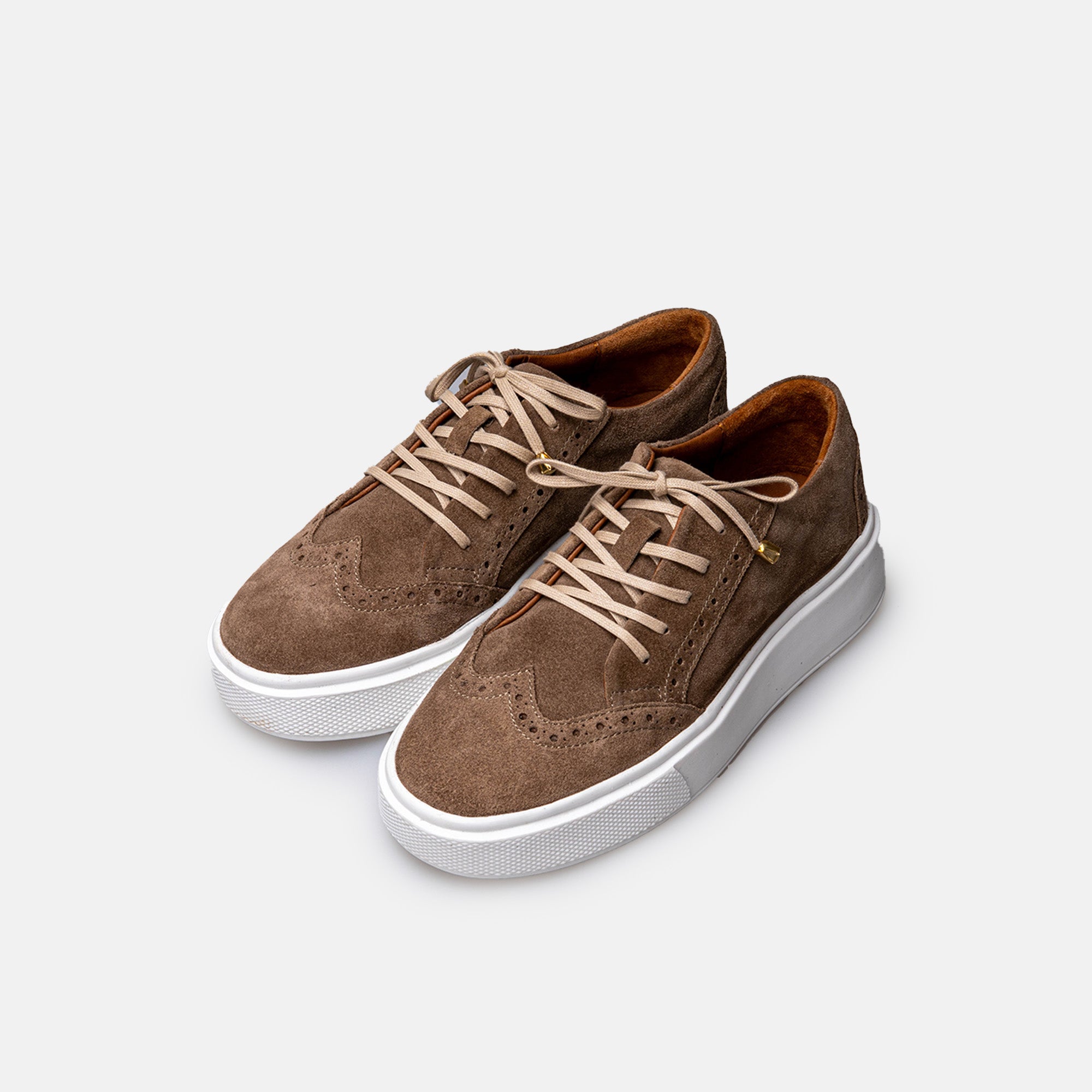 Volzak 777 Basket en daim Taupe