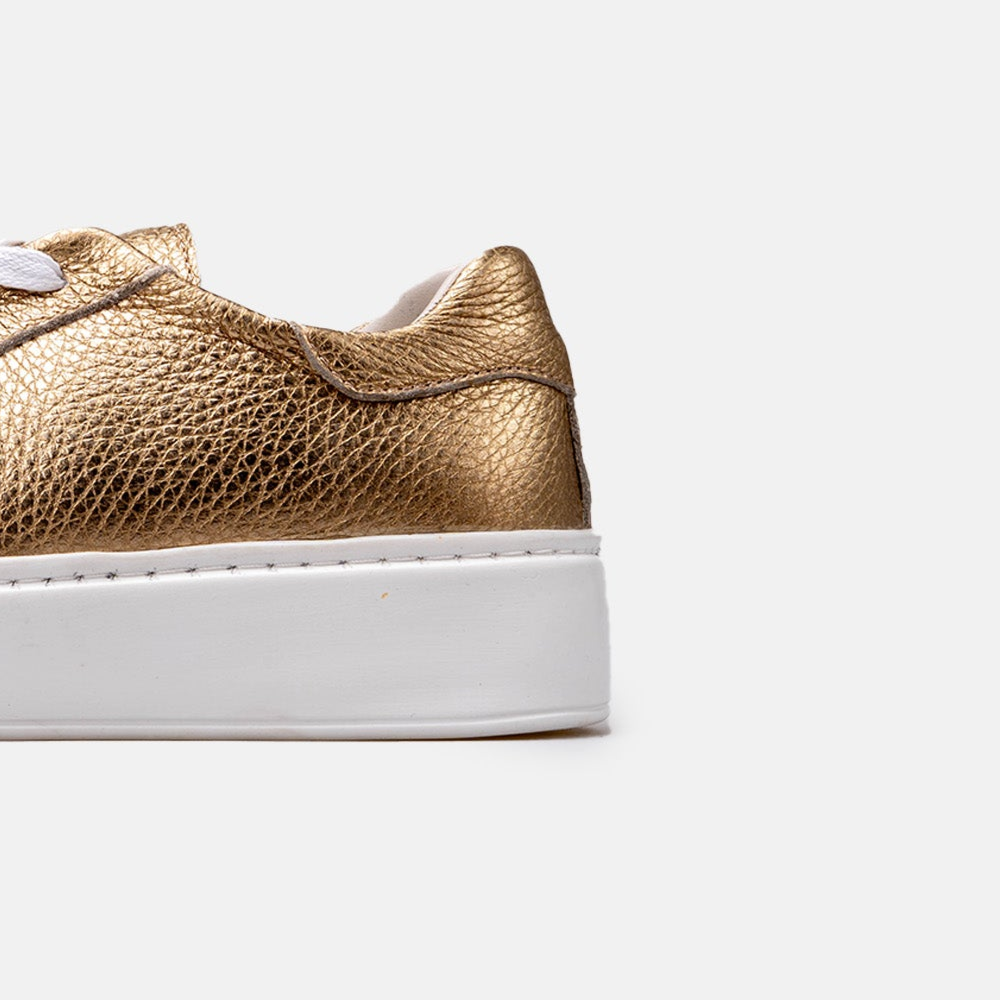 Volzak 2526 Basket en cuir Bronze
