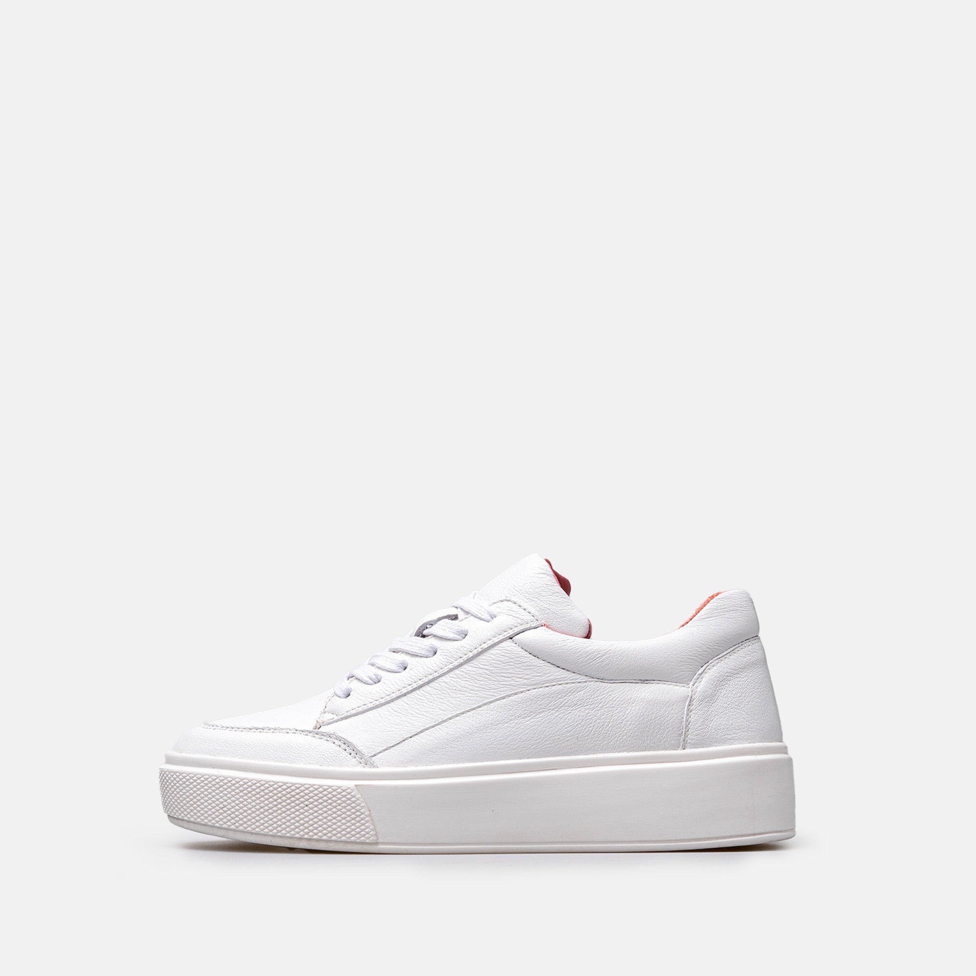 Volzak 2037 Basket en cuir Blanc